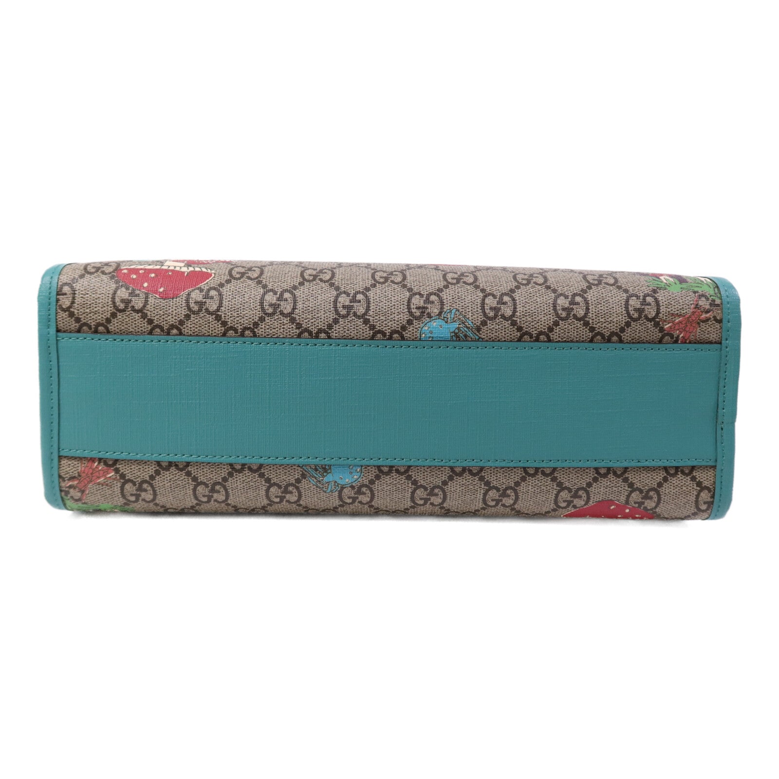 GUCCI 塗層帆布Hand Bag銀扣手挽袋