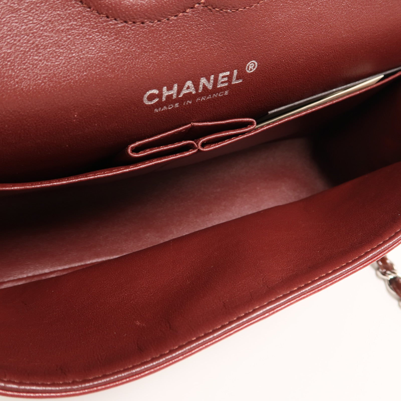 CHANEL 漆皮皮革Classic 25鏈帶肩背袋