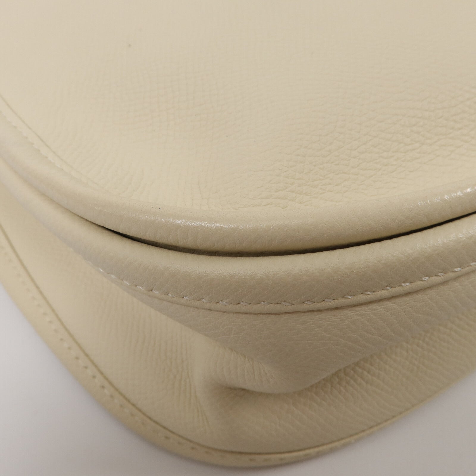 HERMES Epsom皮革Evelyne PM肩背袋Craie