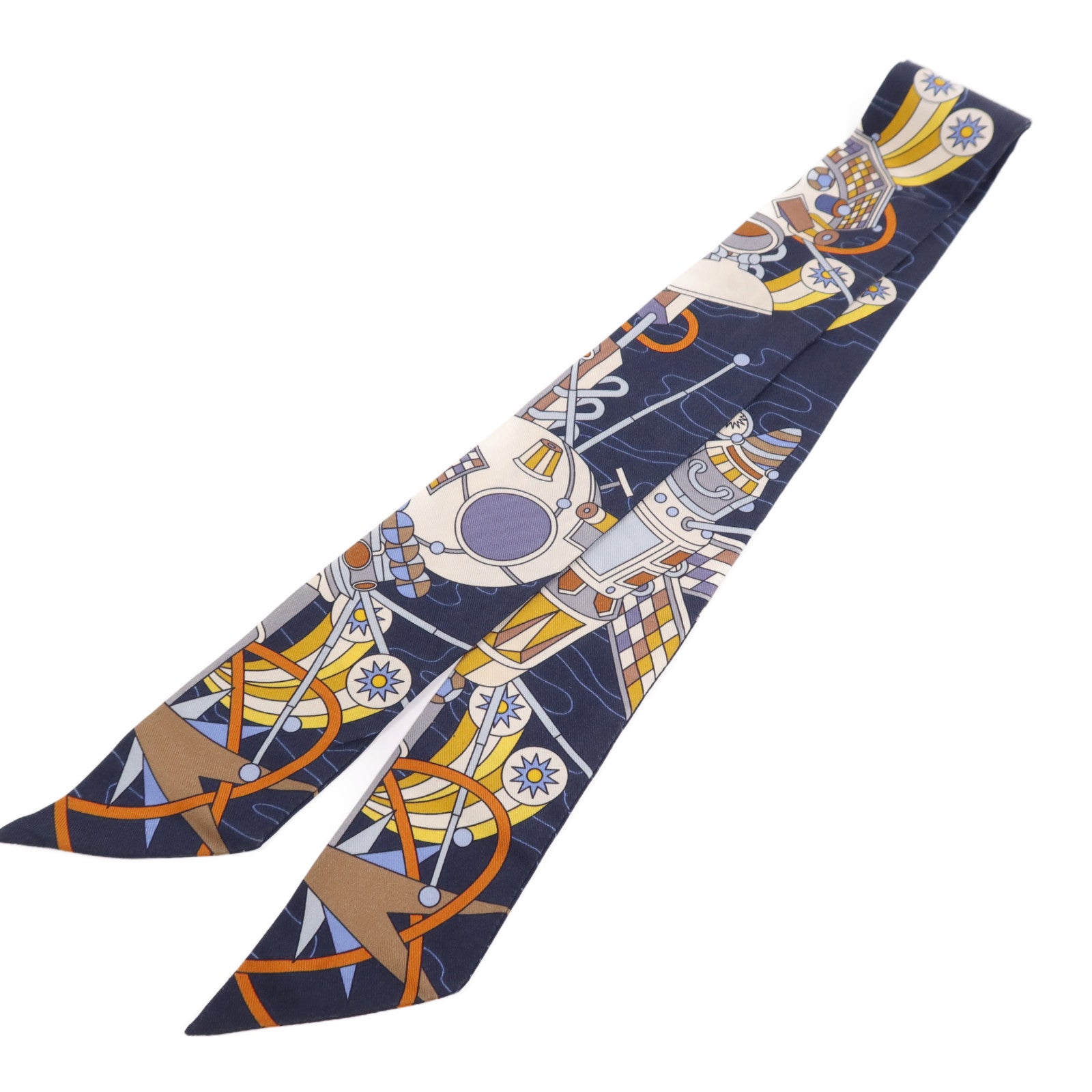HERMES 絲質Twilly絲巾