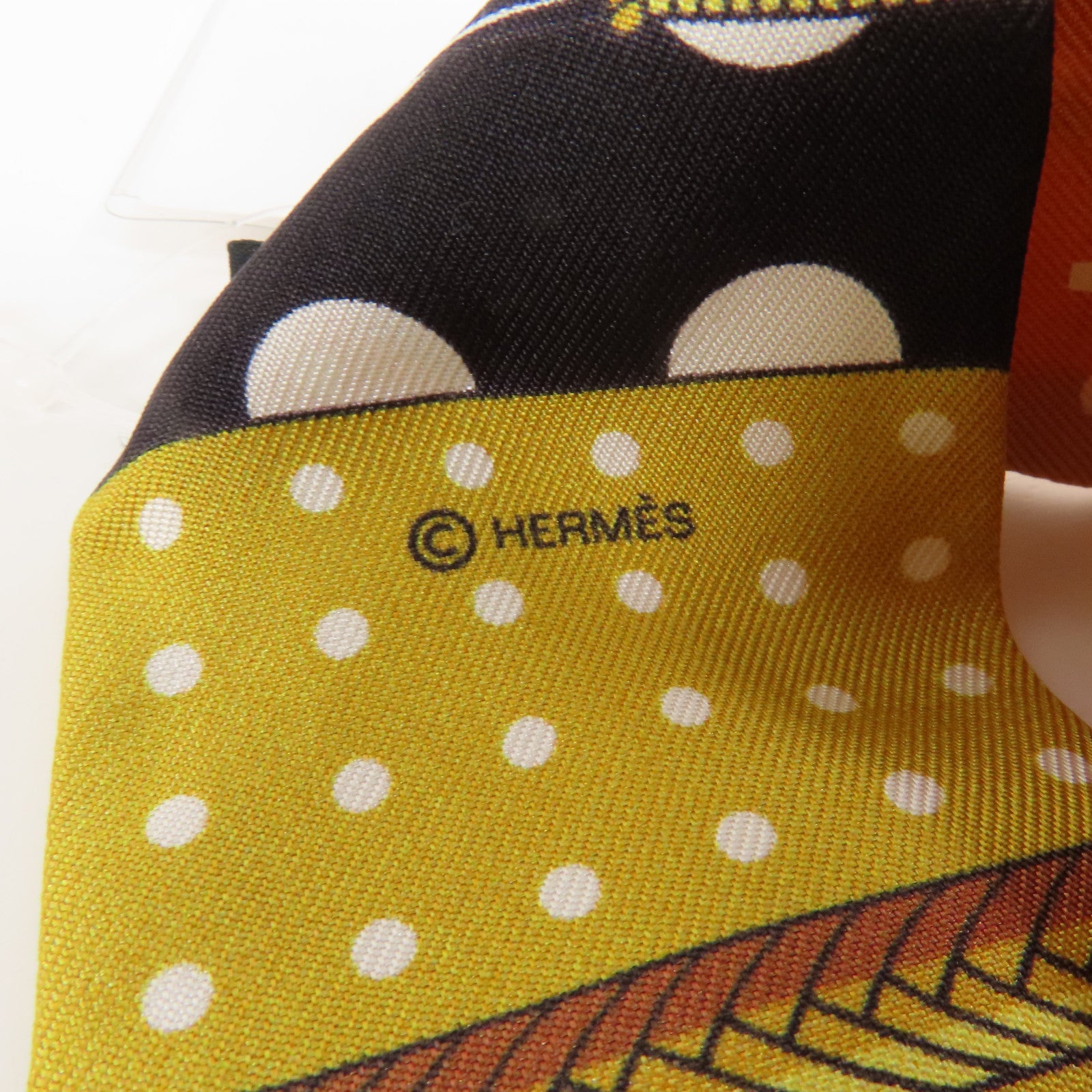 HERMES 絲質Twilly絲巾