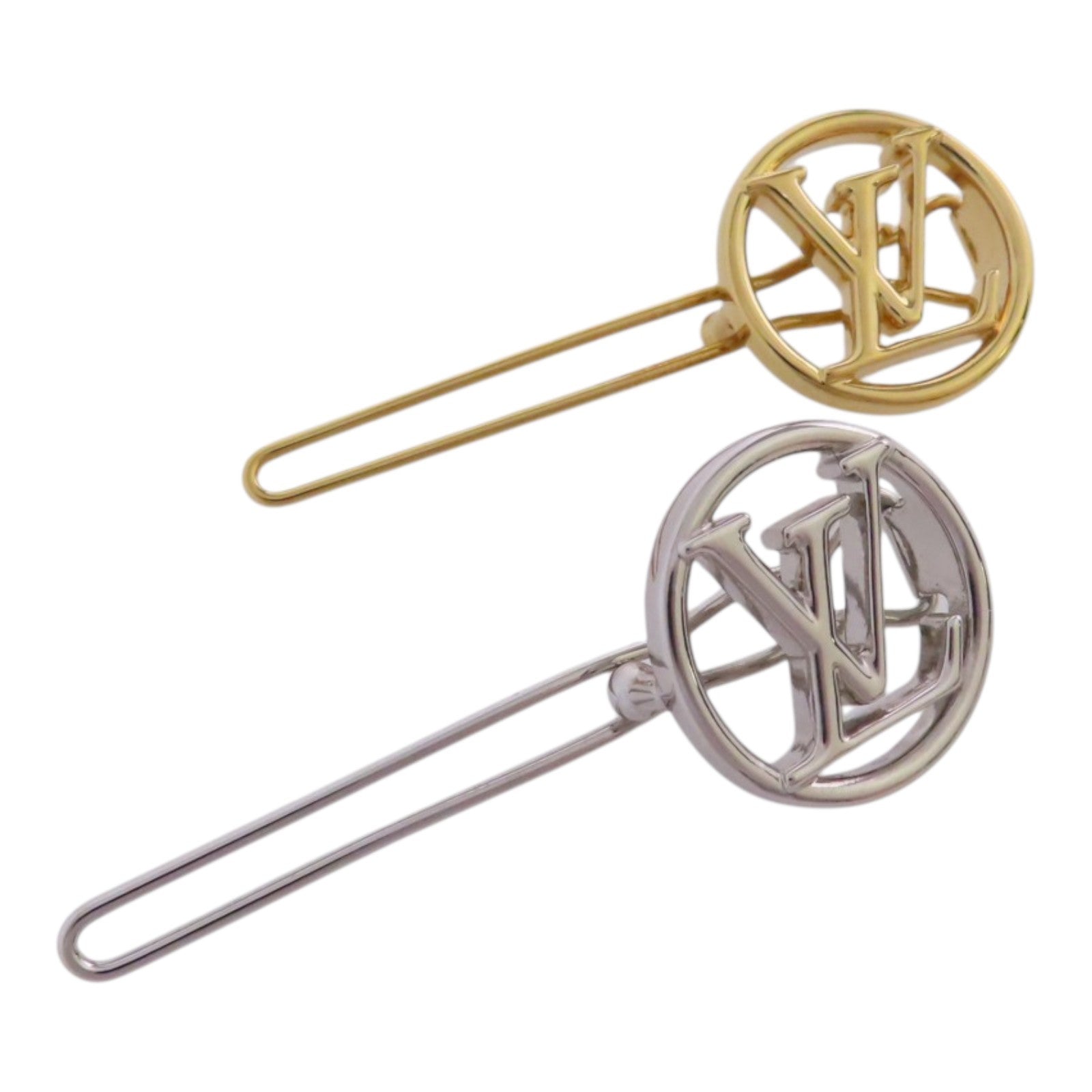 LOUIS VUITTON 金屬Barret Baby Louise Dore Hairpin髮夾