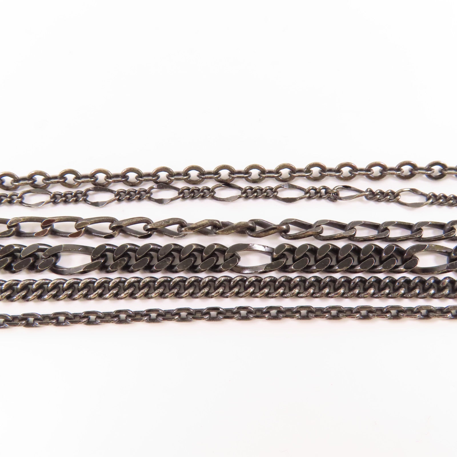 CHANEL CC Necklace Metal Black