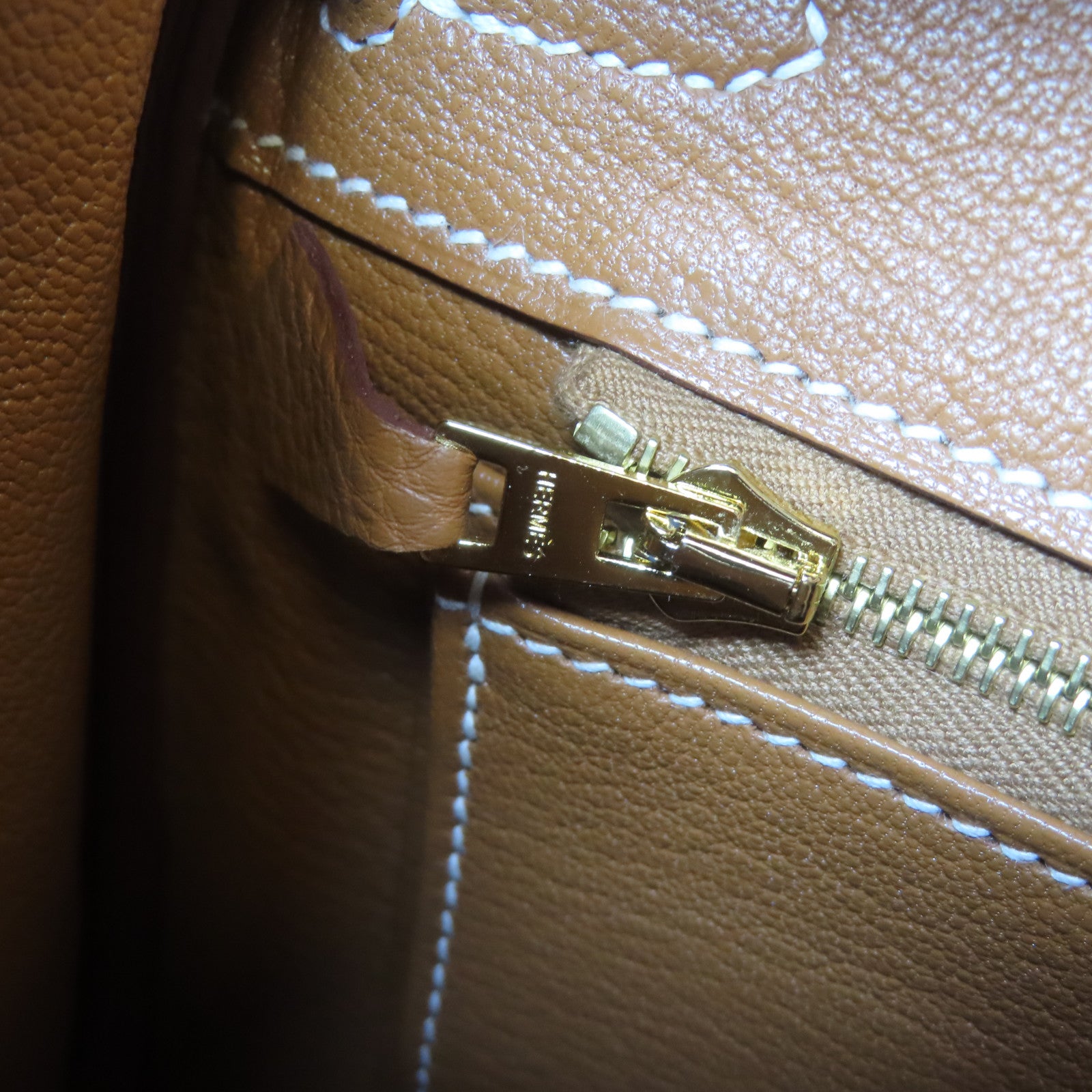 HERMES Togo皮革Birkin 25金扣手挽肩背兩用袋Gold/駝色