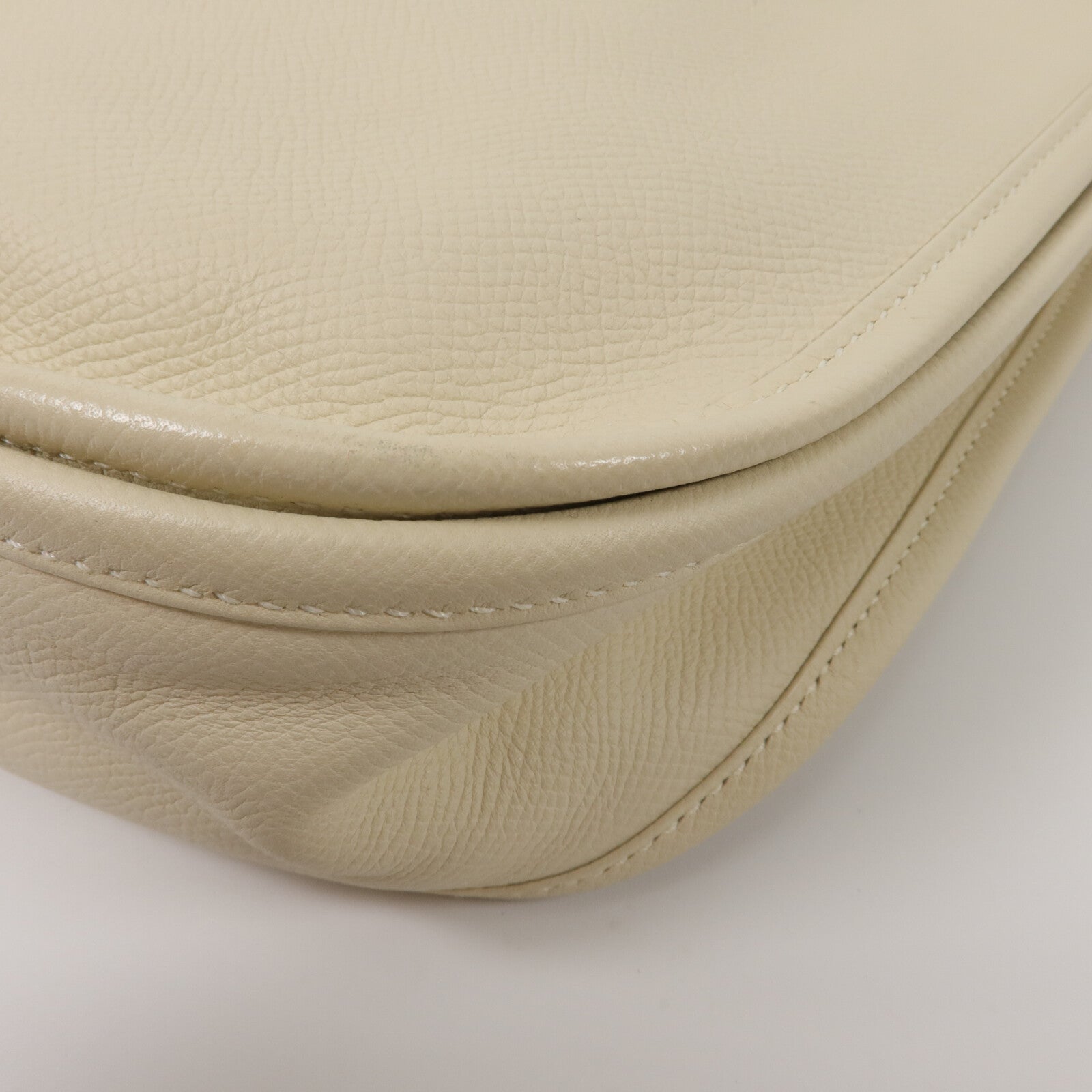 HERMES Epsom皮革Evelyne PM肩背袋Craie