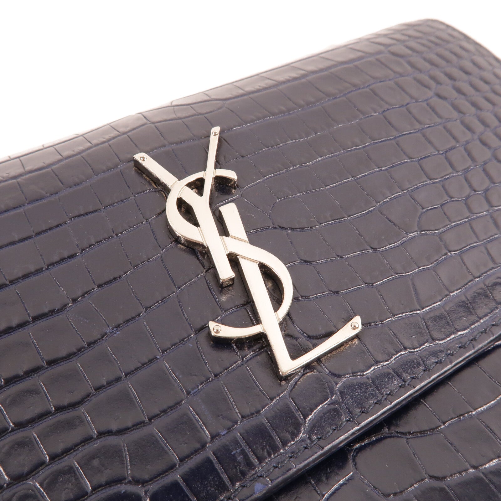 SAINT LAURENT 牛皮皮革Chain Shoulder Bag鏈帶肩背袋