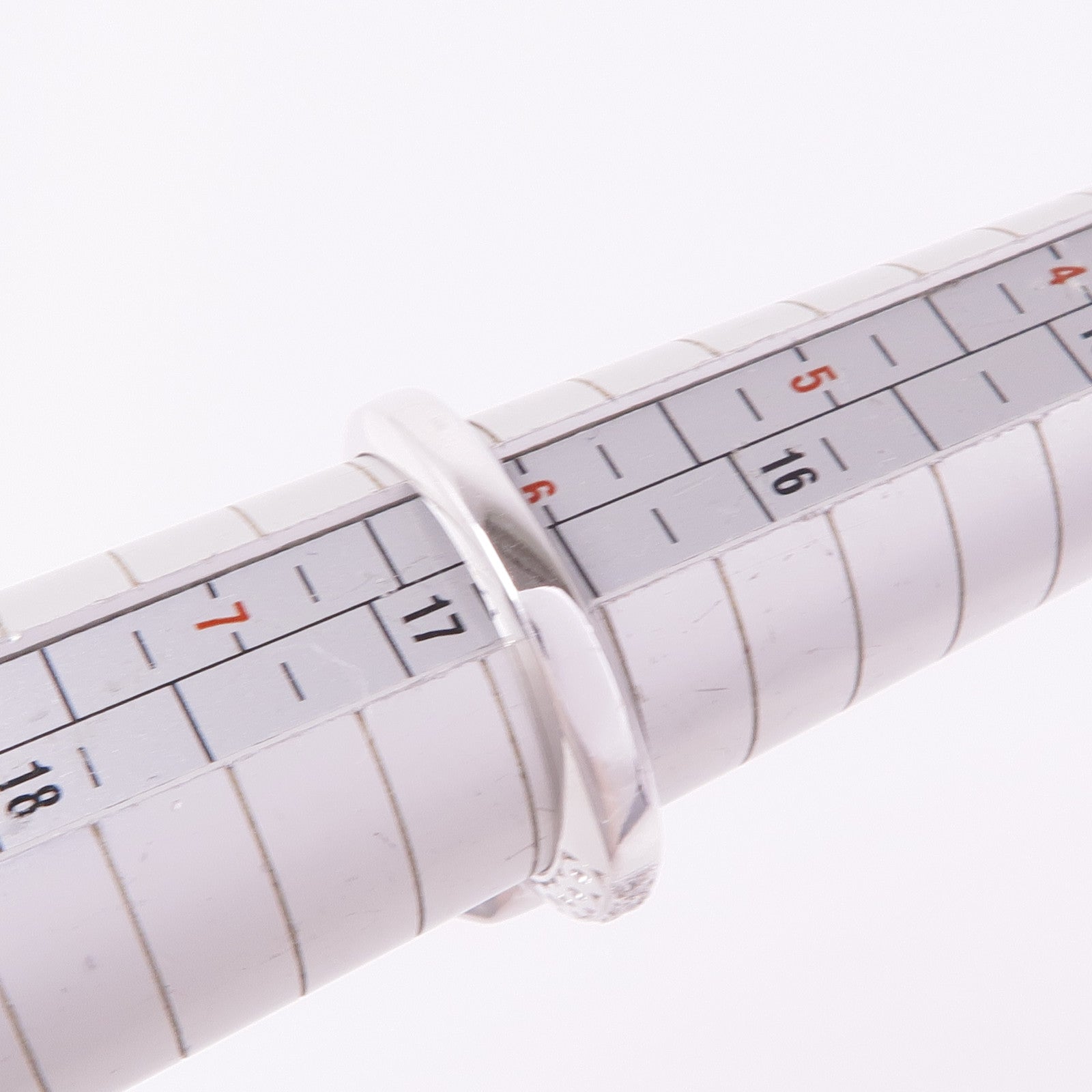 JEWELRY 18K白金Ruby Diamond Ring紅寶石/鑽石戒指US#6