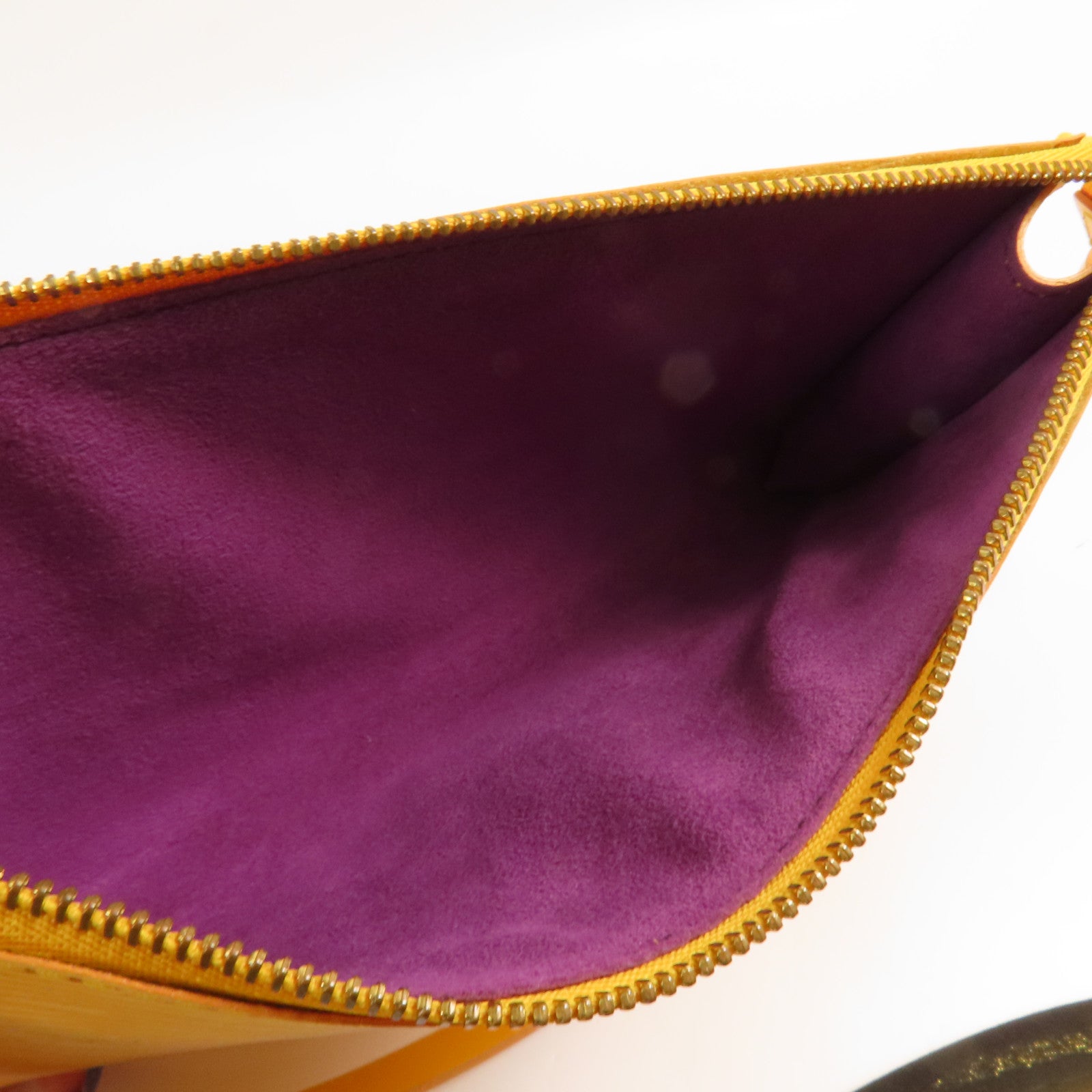 LOUIS VUITTON Epi Pochette Accessories Pouch金扣手挽袋