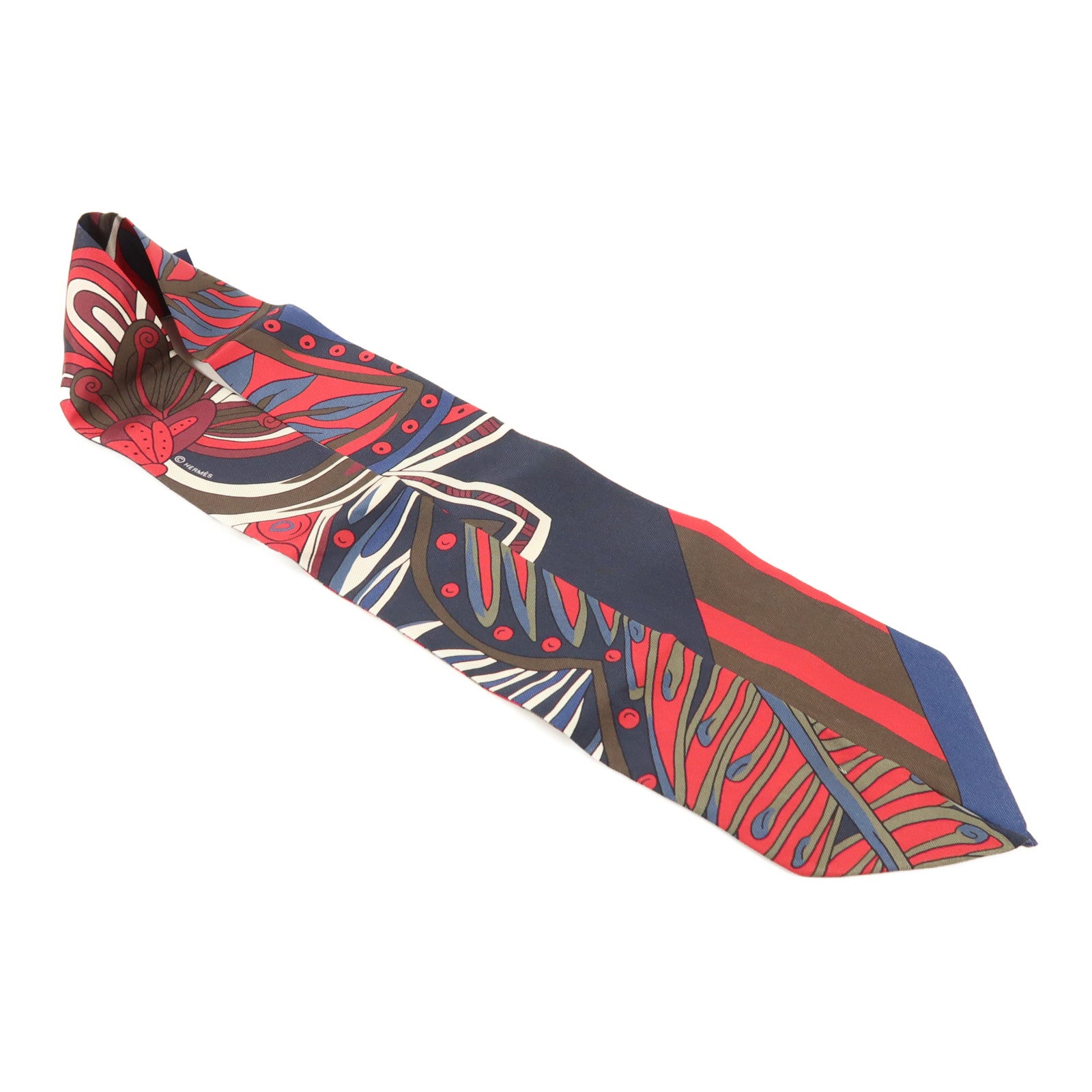 HERMES 絲質Twilly絲巾