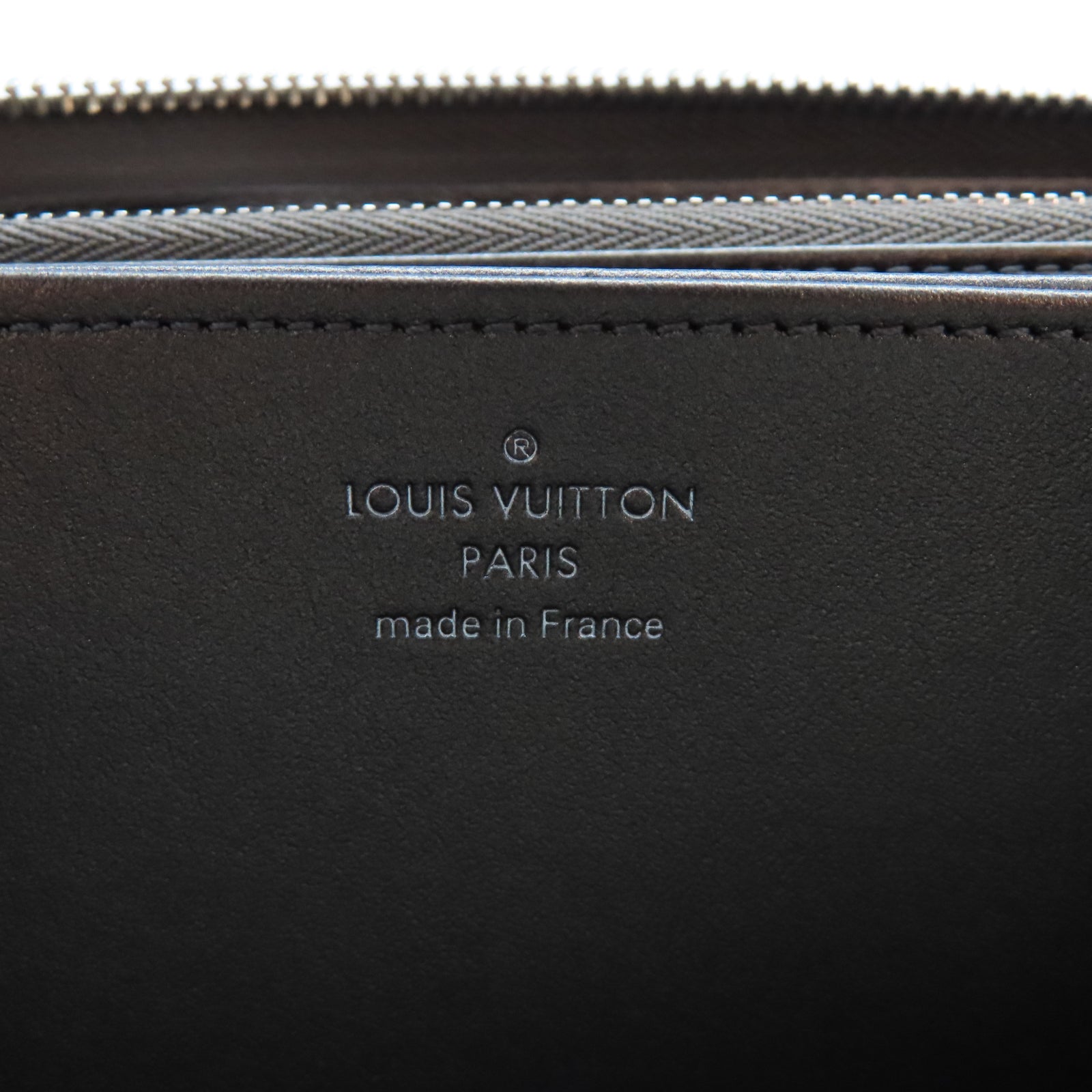 LOUIS VUITTON Monogram Long Wallet銀扣長錢包灰色