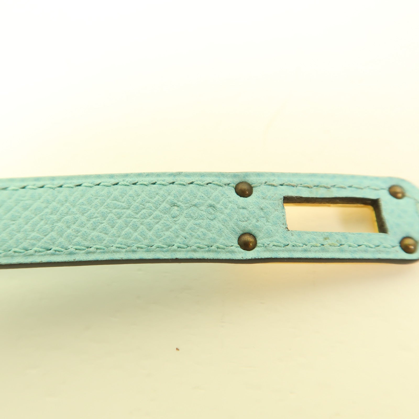 HERMES 【激減優惠】Epsom皮革Kelly Long Wallet金扣長錢包Atoll