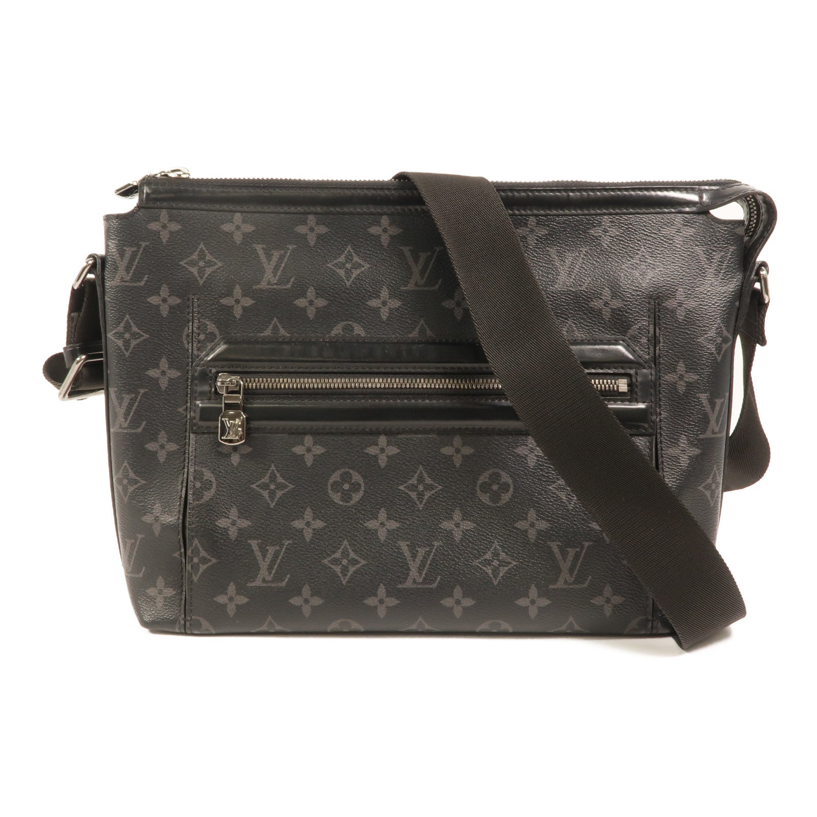 LOUIS VUITTON Monogram Eclipse Odyssey Messenger PM肩背袋