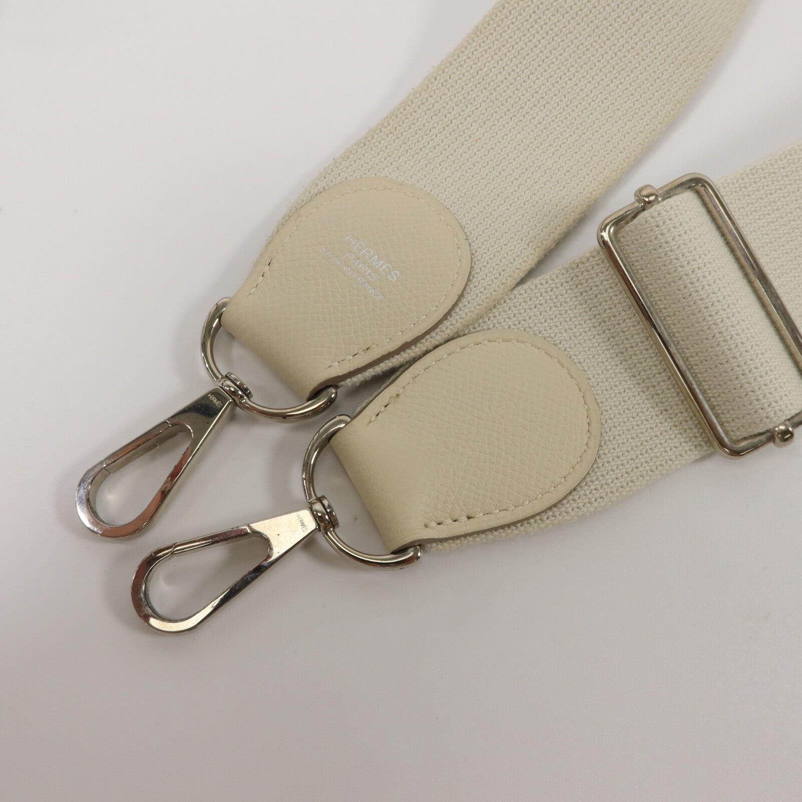 HERMES Epsom皮革Evelyne PM肩背袋Craie