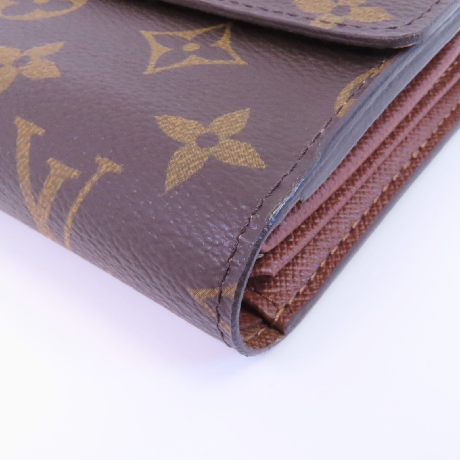 LOUIS VUITTON Monogram Portefeuille Alexandra金扣長錢包