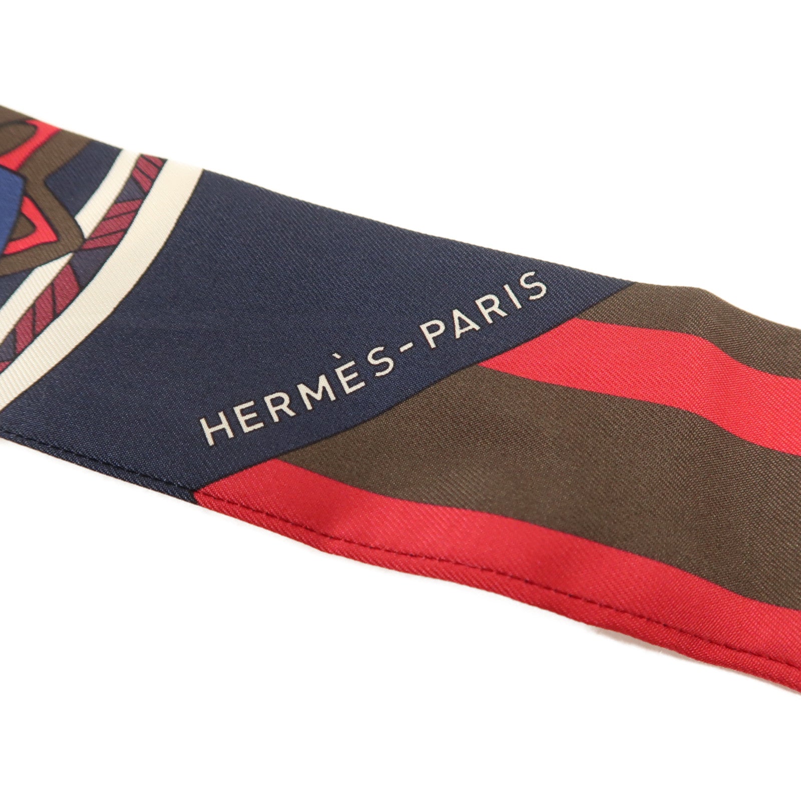 HERMES 【激減優惠】絲質Twilly絲巾
