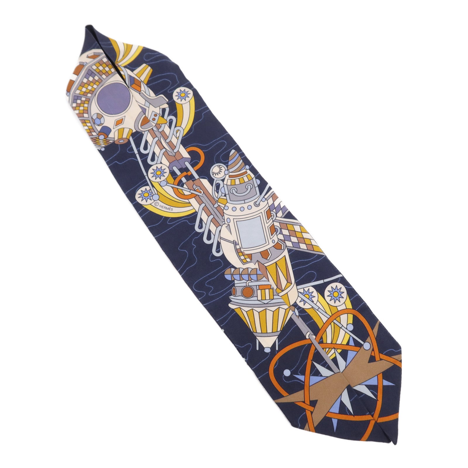HERMES 絲質Twilly絲巾