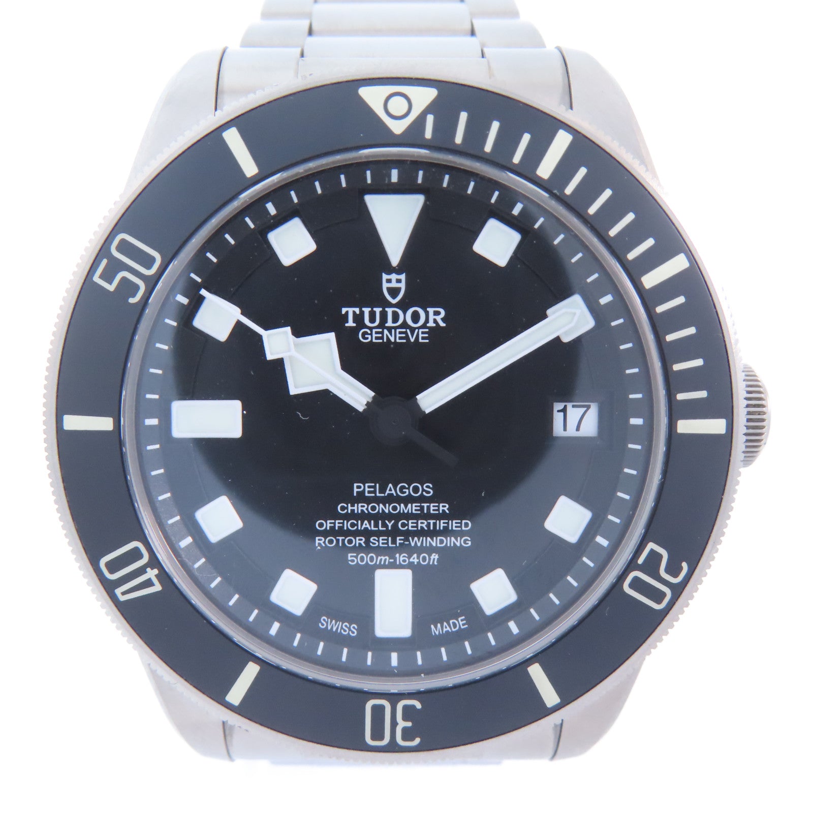 TUDOR Pelagos鈦金屬手錶自動機芯黑色