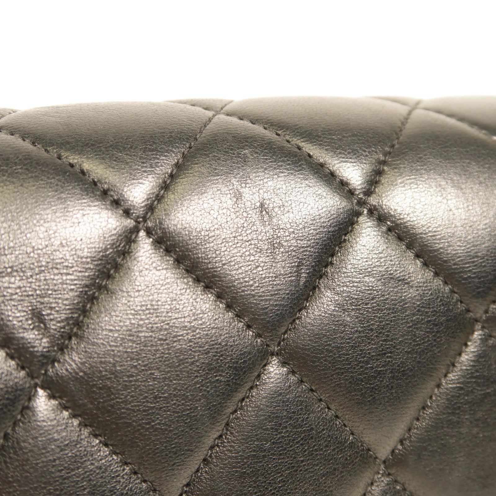 CHANEL 羊皮皮革Vintage Chain Shoulder Bag金扣肩背袋