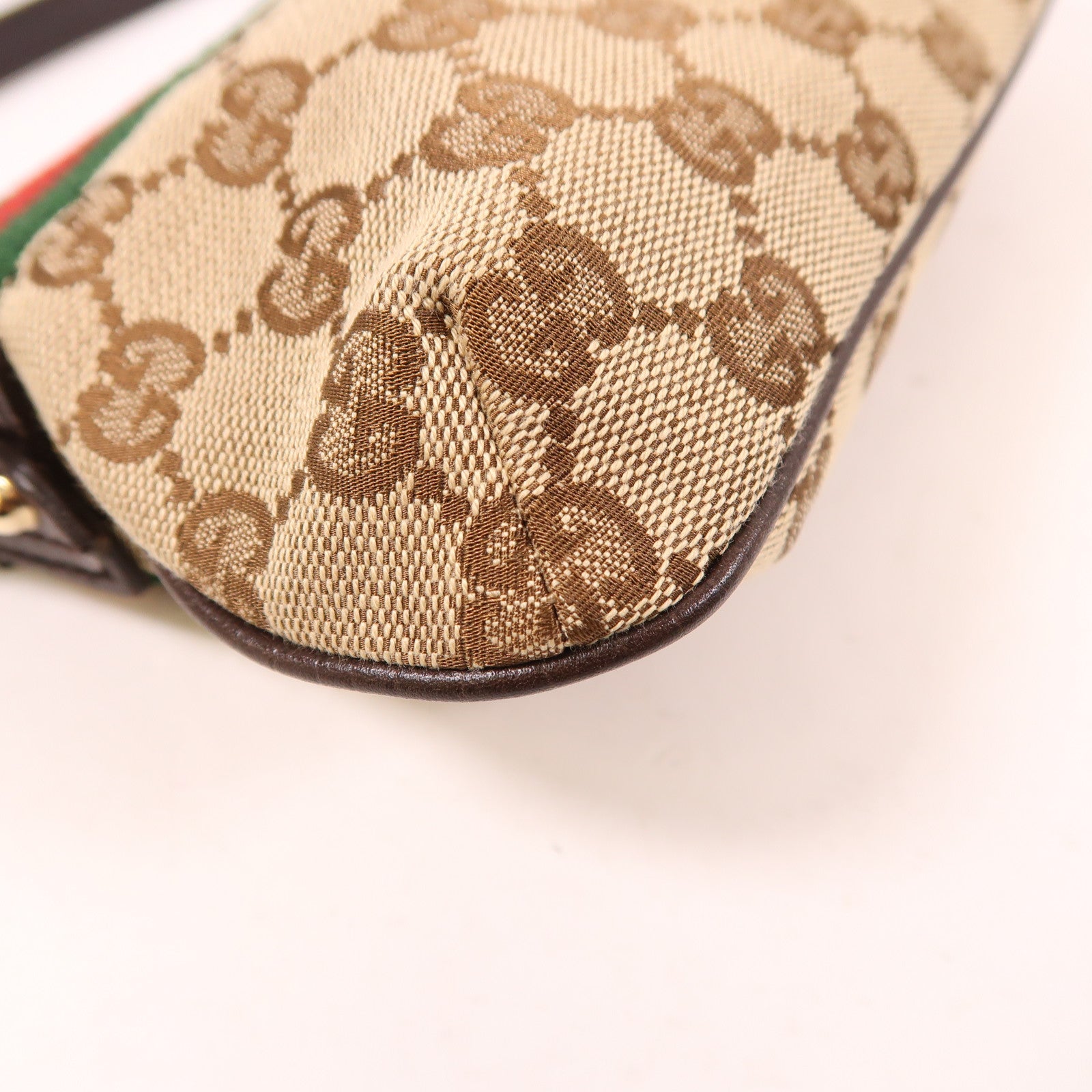 GUCCI 帆布Shoulder Bag金扣肩背袋