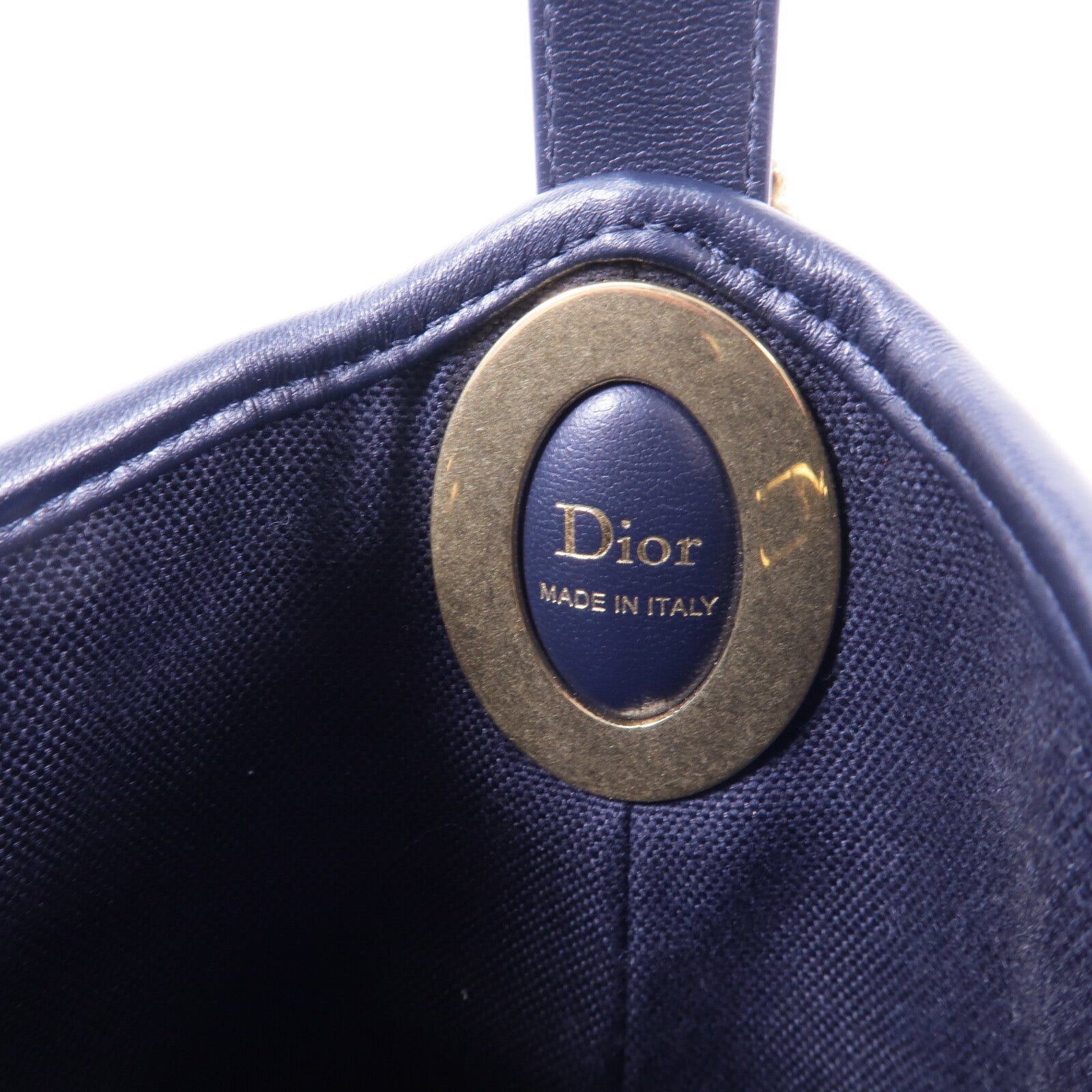 Dior Oblique帆布Medaillon Bucket Bag肩背袋
