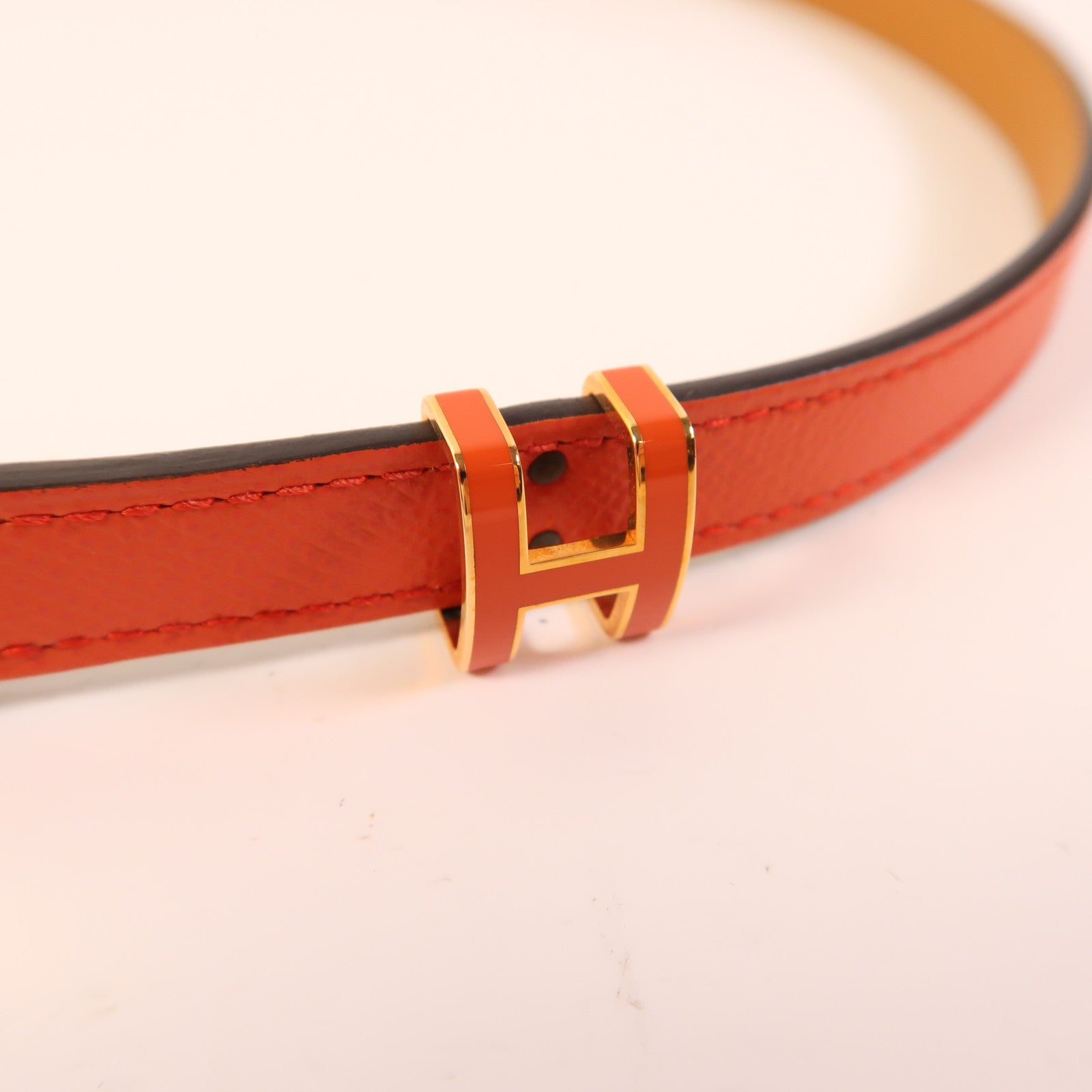 HERMES Epsom皮革Pop H Belt金扣皮帶