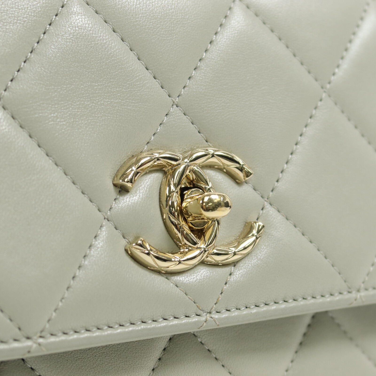 CHANEL 羊皮皮革Trendy CC手挽肩背兩用袋