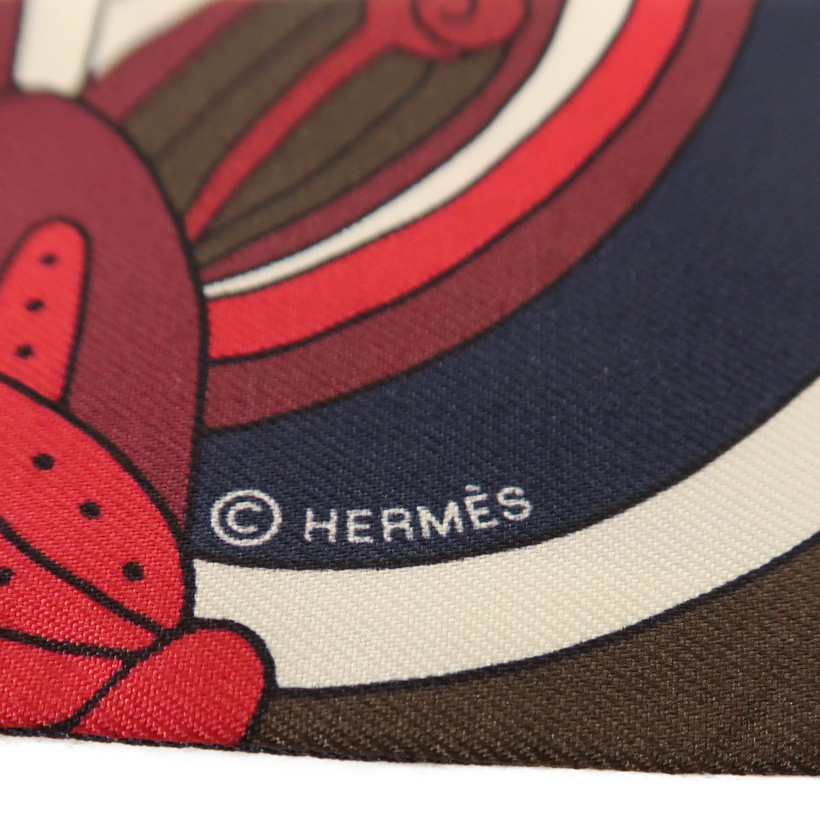 HERMES 絲質Twilly絲巾