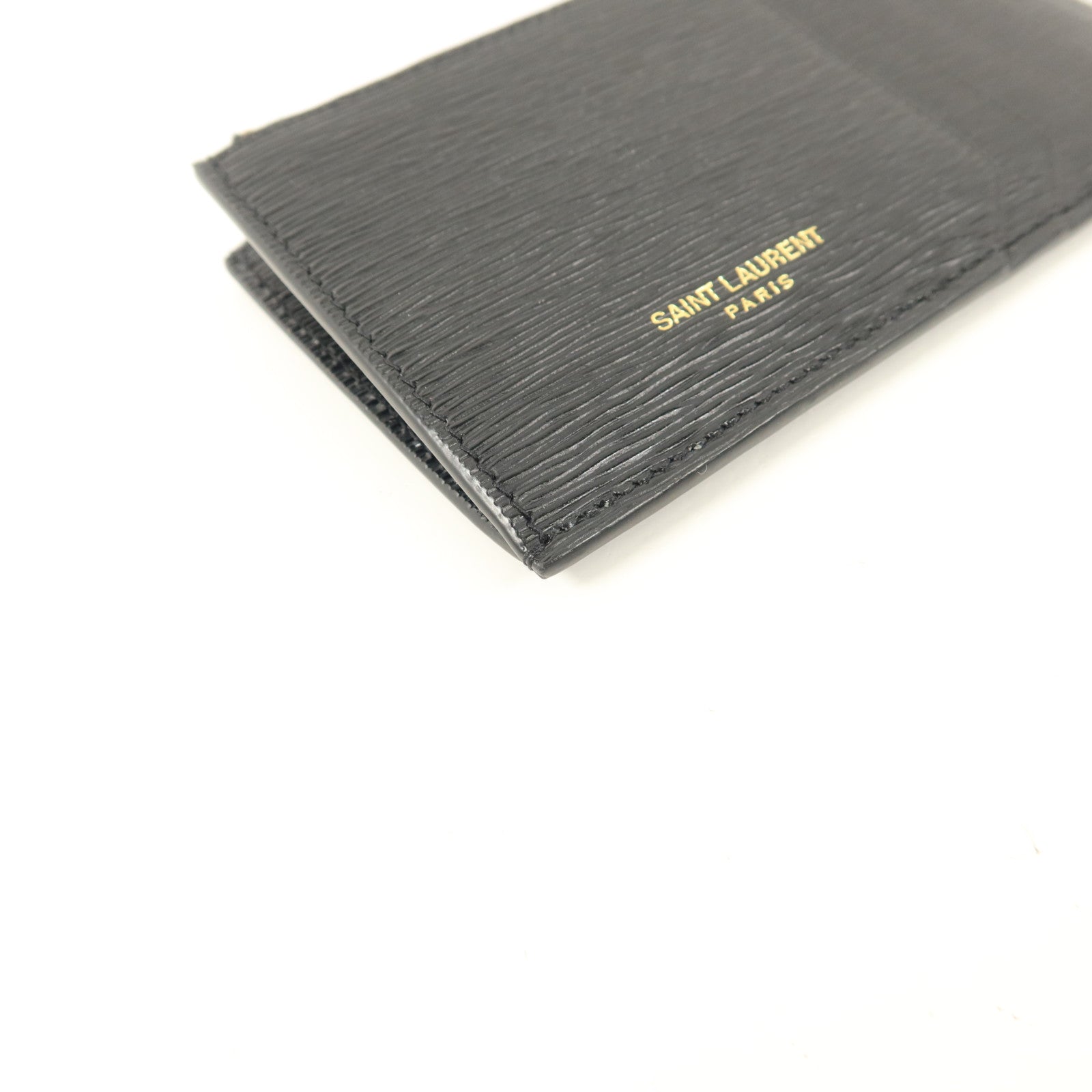 SAINT LAURENT 牛皮皮革Zipped Card Case金扣卡片套