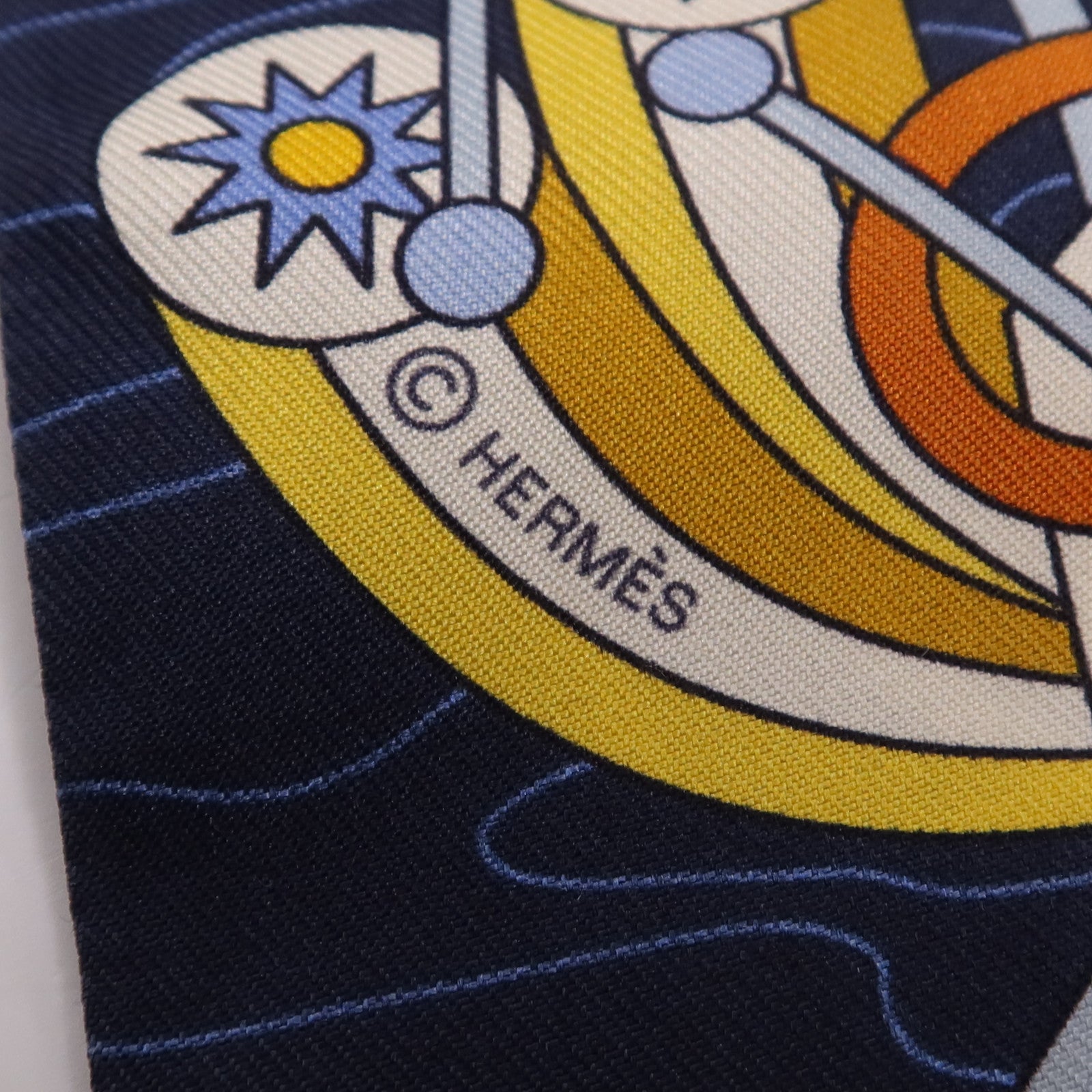 HERMES 絲質Twilly絲巾