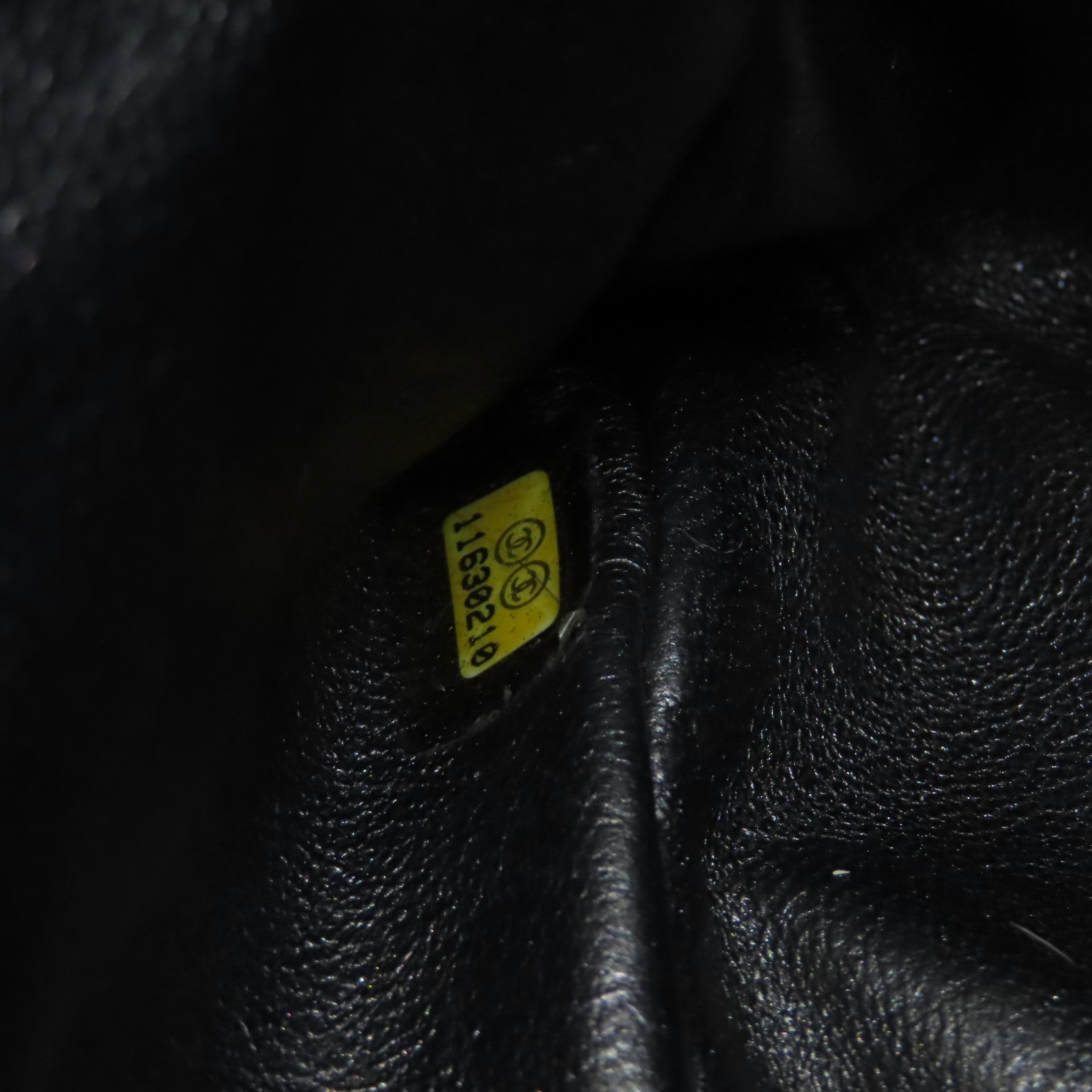 CHANEL 【清倉大減價】菱格羊皮皮革Chain Shoulder Bag銀扣鏈帶肩背袋黑色