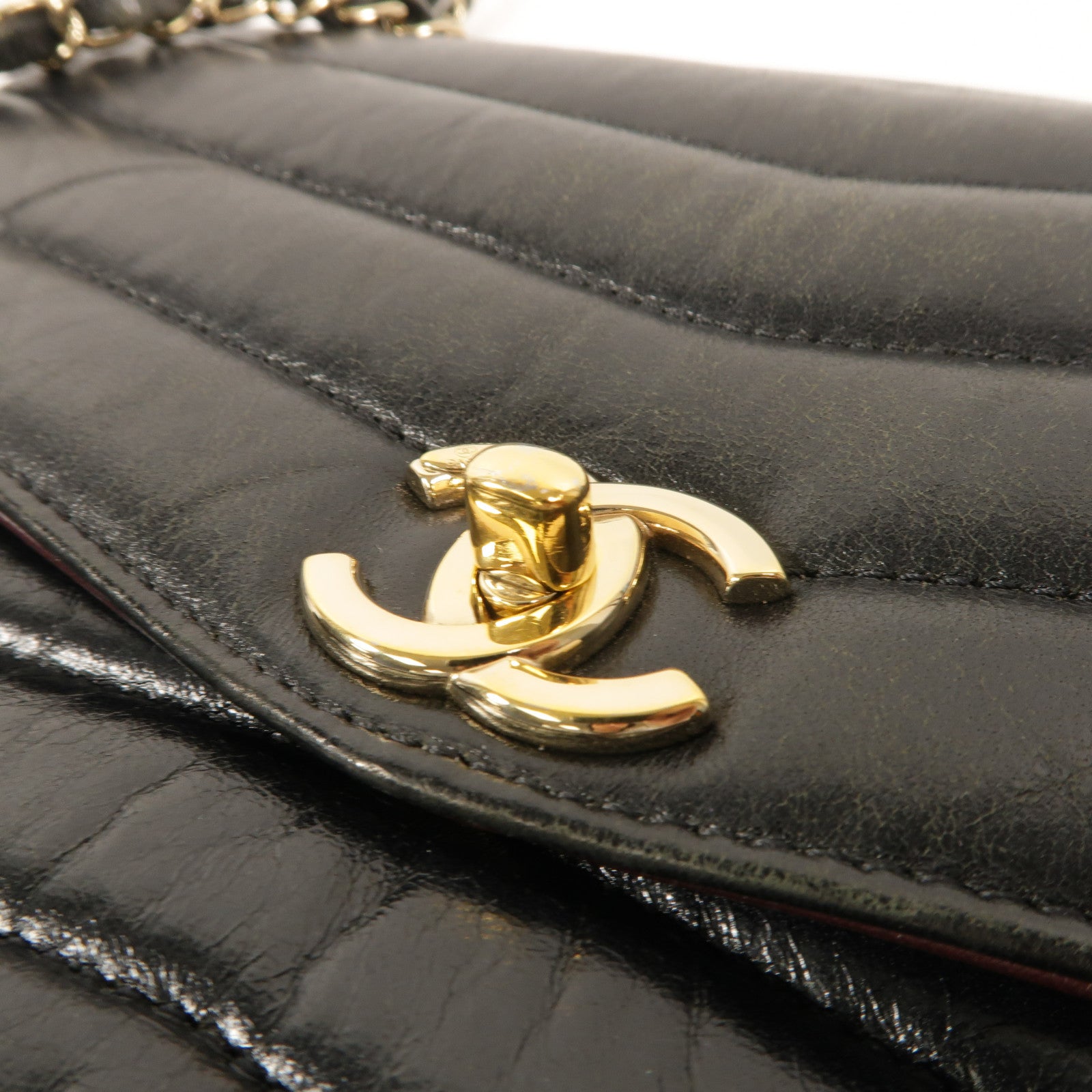 CHANEL 羊皮皮革Chain Shoulder鏈帶肩背袋