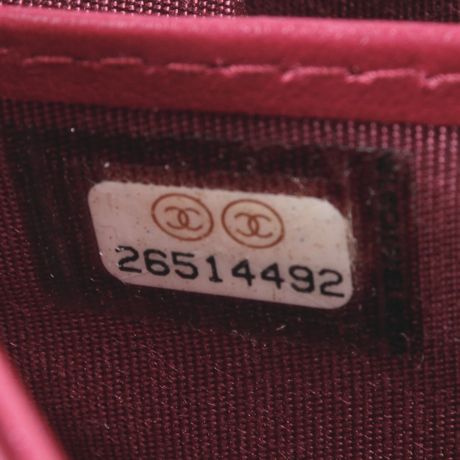 CHANEL 牛皮皮革Long Wallet金扣長錢包