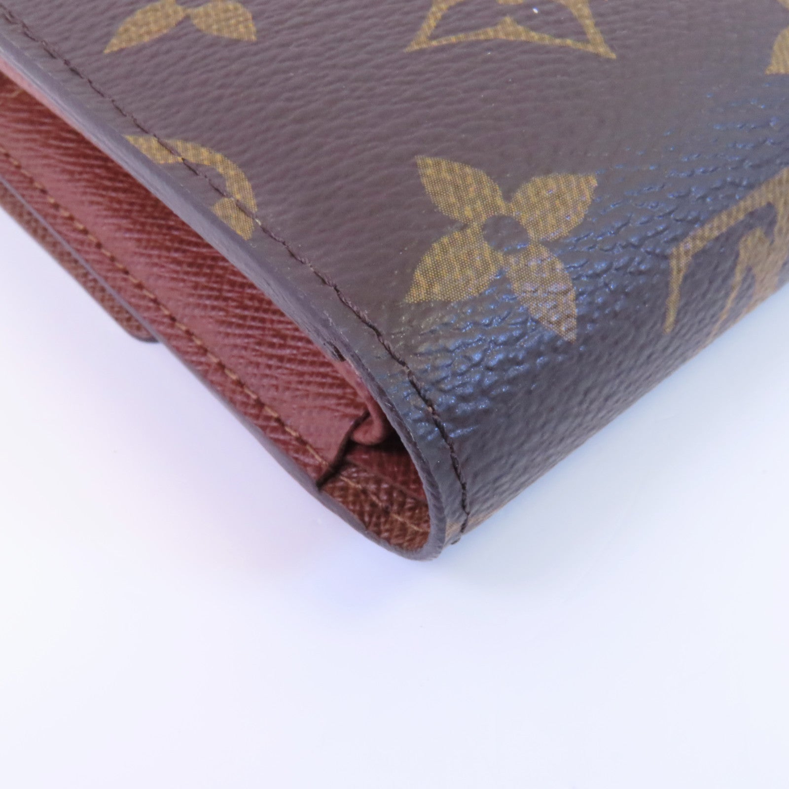 LOUIS VUITTON Monogram Portefeuille Alexandra金扣長錢包