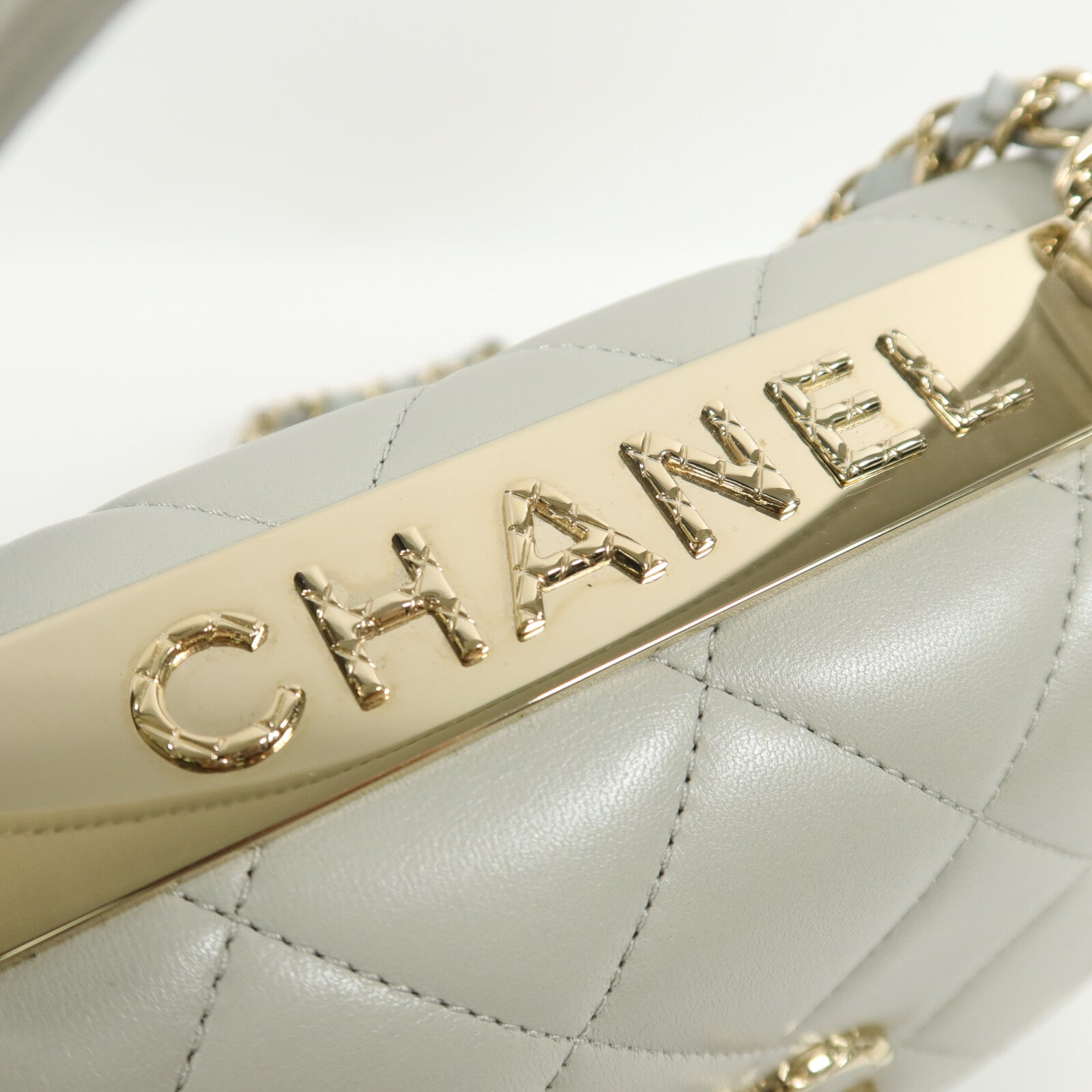 CHANEL 羊皮皮革Trendy CC手挽肩背兩用袋