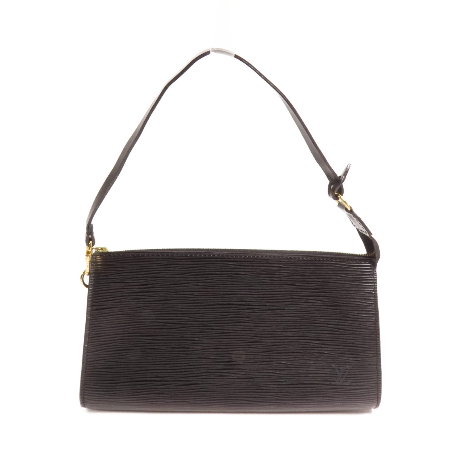 LOUIS VUITTON Epi Pochette Accessories Pouch金扣手挽袋