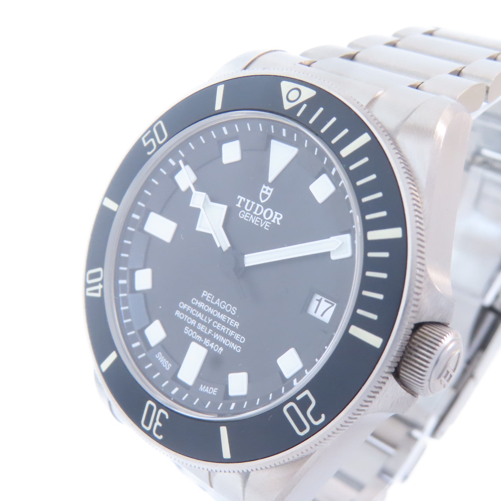 TUDOR Pelagos鈦金屬手錶自動機芯黑色