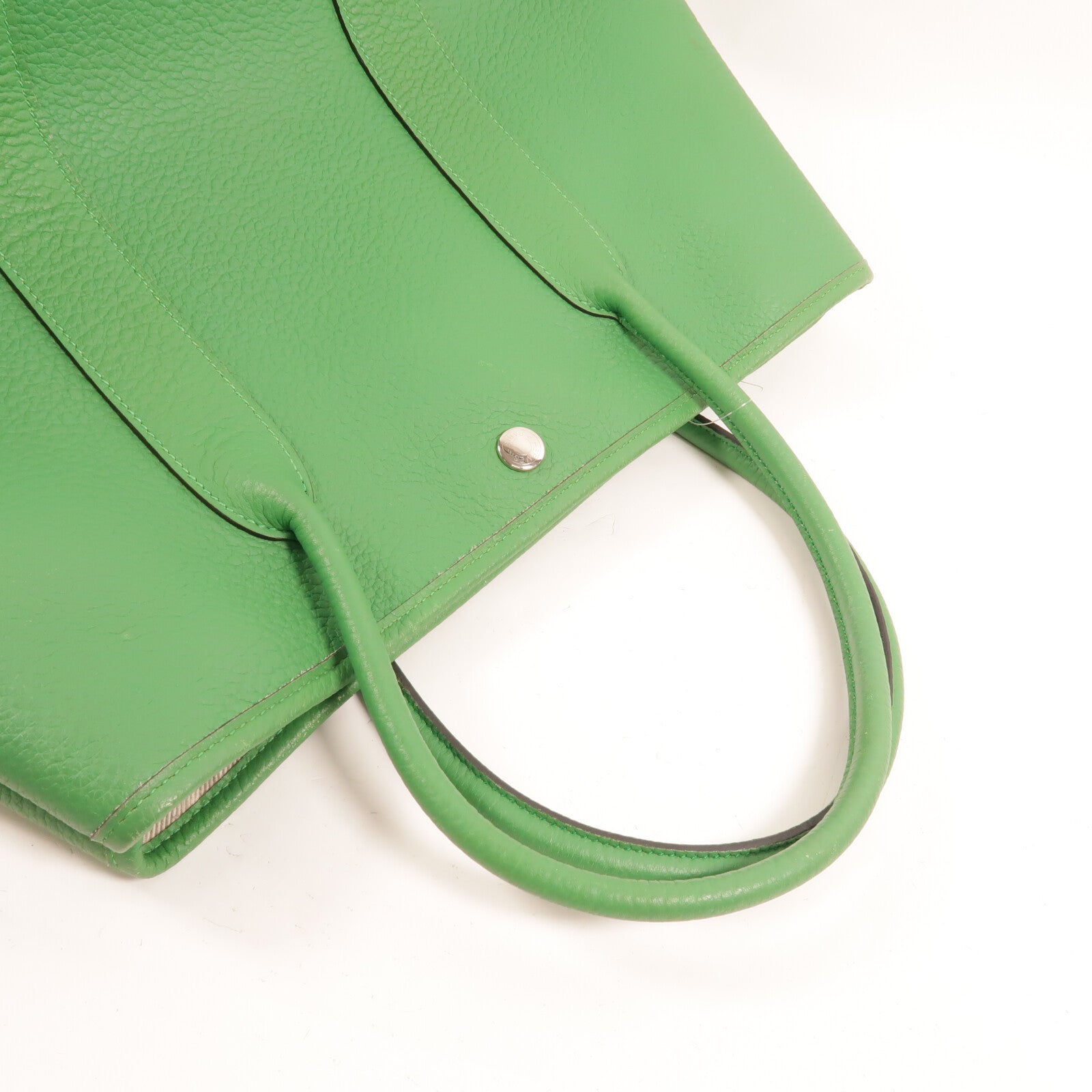 HERMES Negonda皮革Garden Party PM手挽袋Bamboo