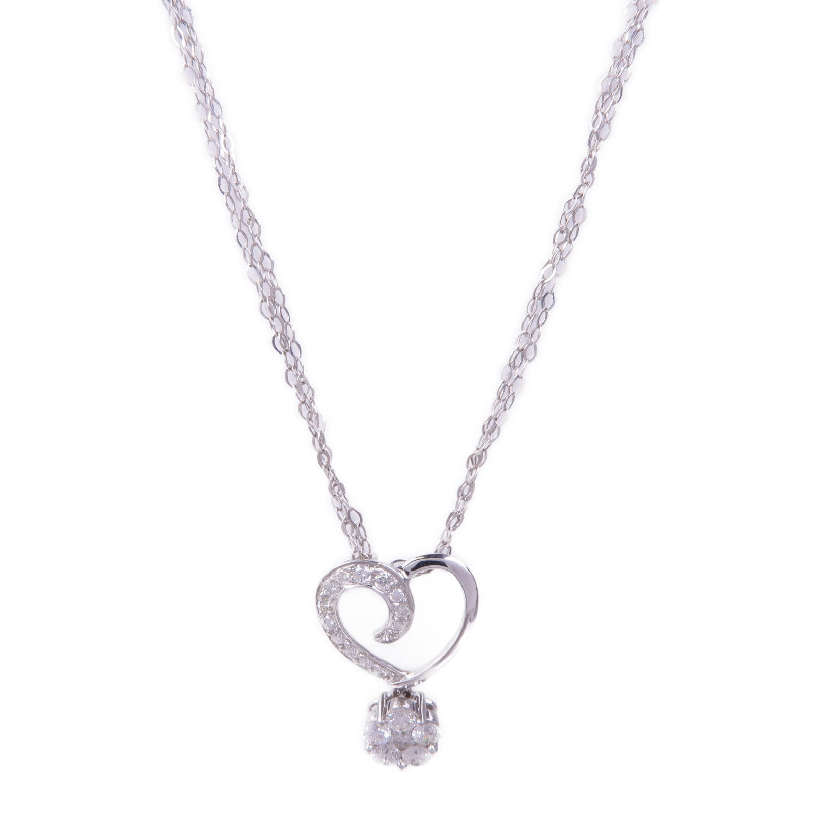 JEWELRY 18K白金Diamond Necklace鑽石項鍊