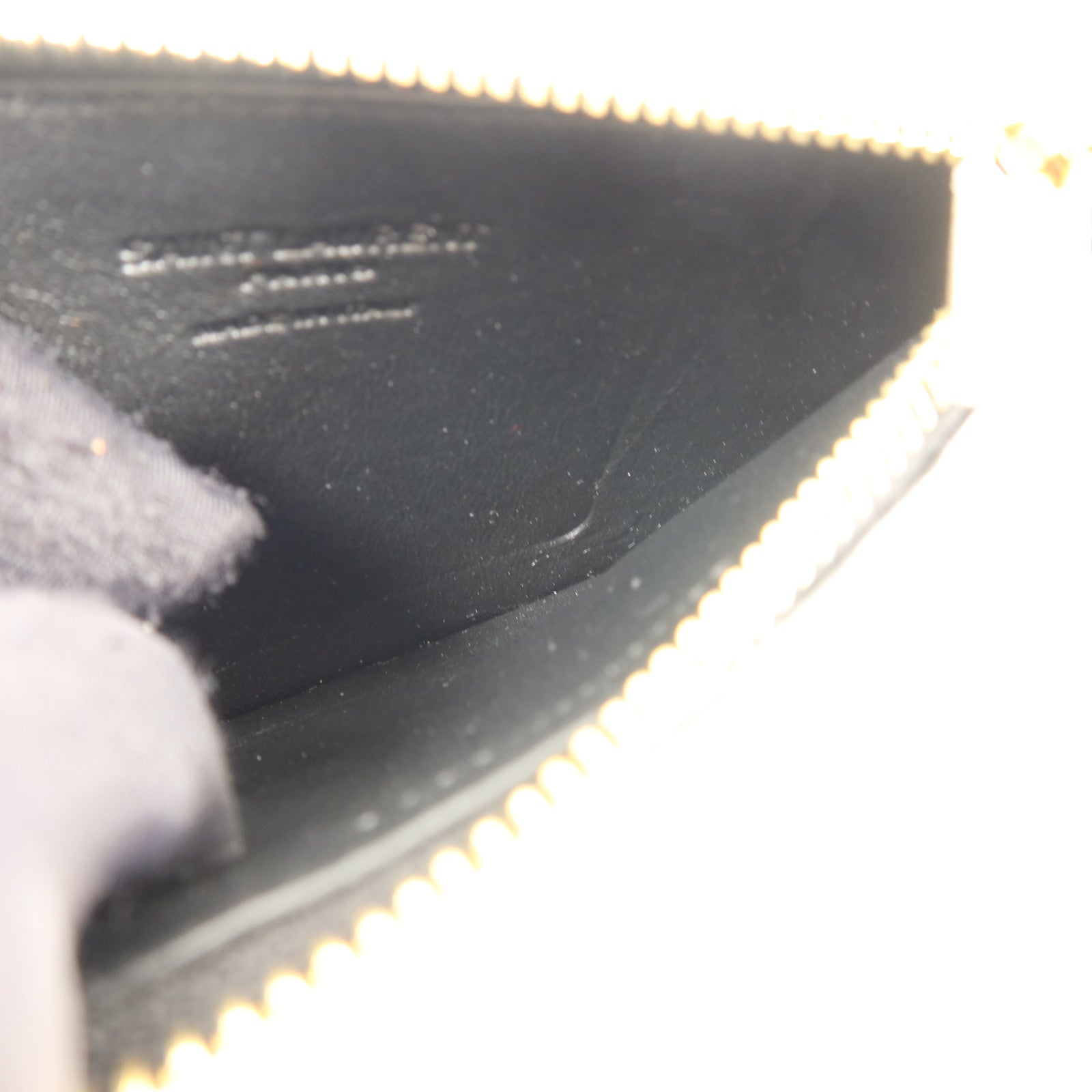 SAINT LAURENT 牛皮皮革Zipped Card Case金扣卡片套