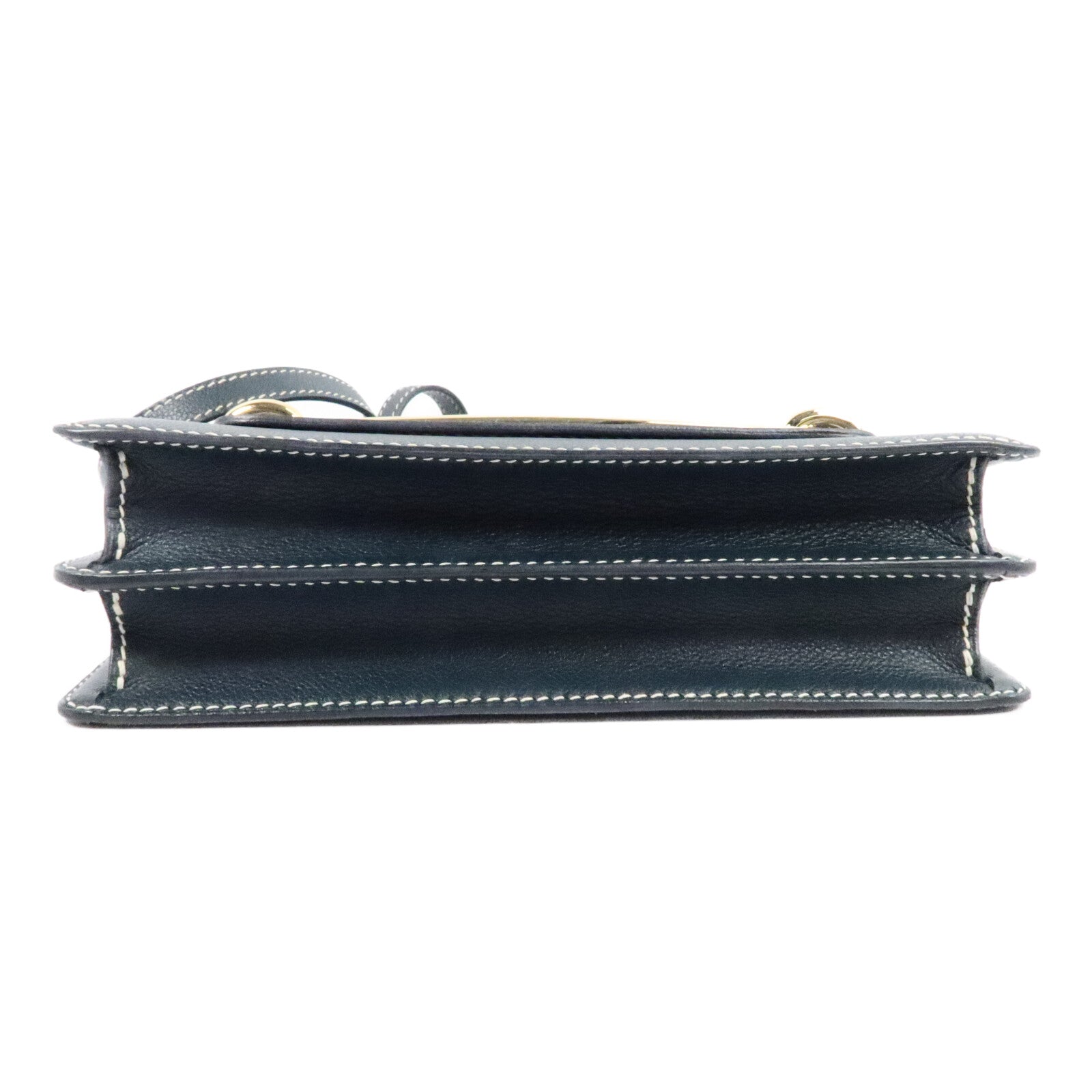 HERMES Evercolor皮革Roulis 23肩背袋Vert Cypres