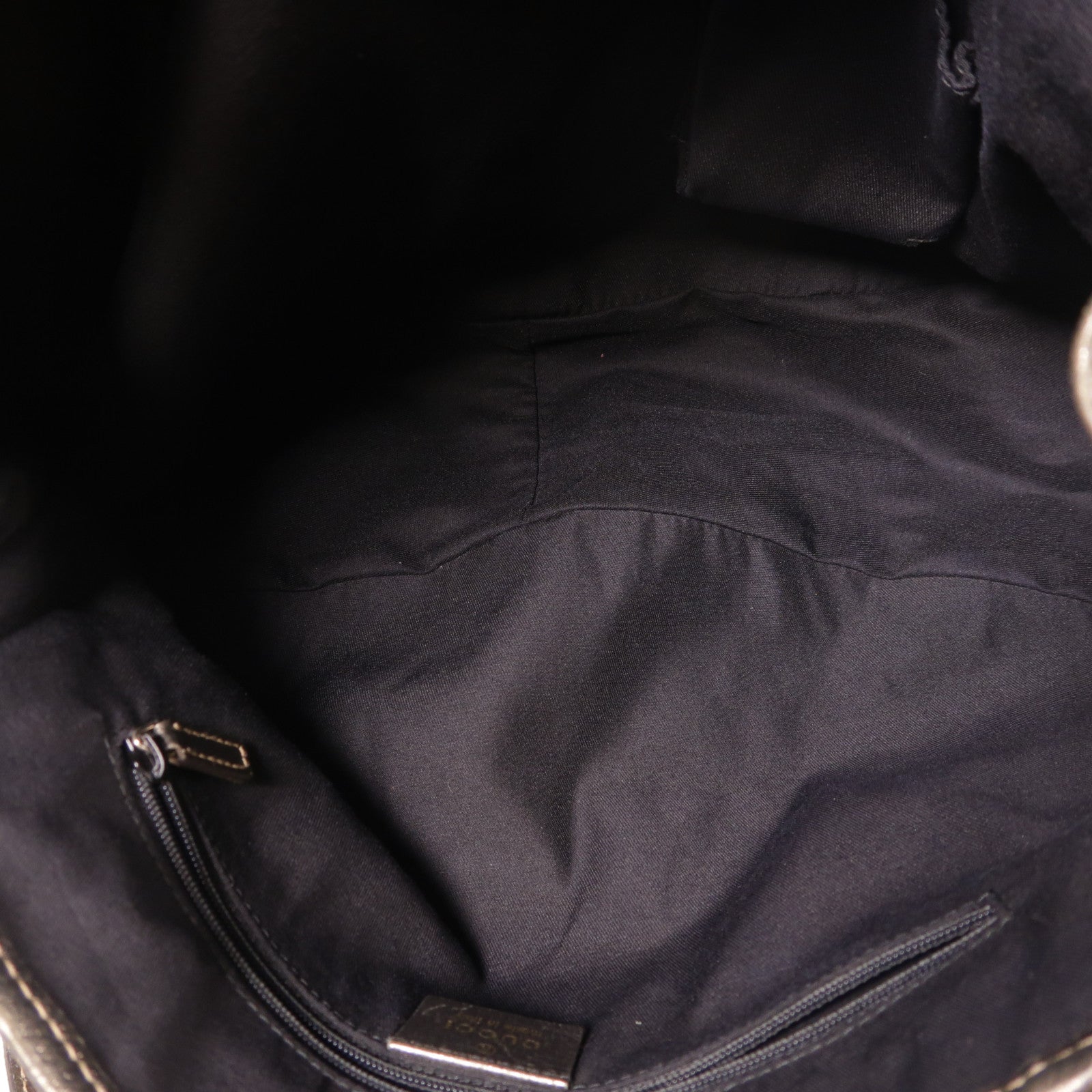 GUCCI GG GHW Abbey Shoulder Bag 130736 Canvas Brown