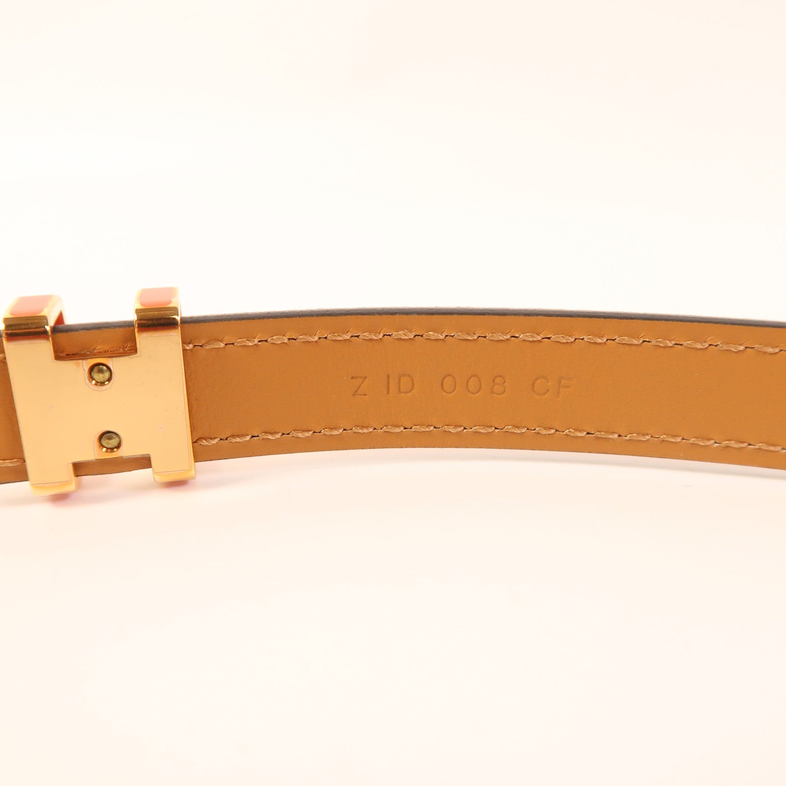 HERMES Epsom皮革Pop H Belt金扣皮帶