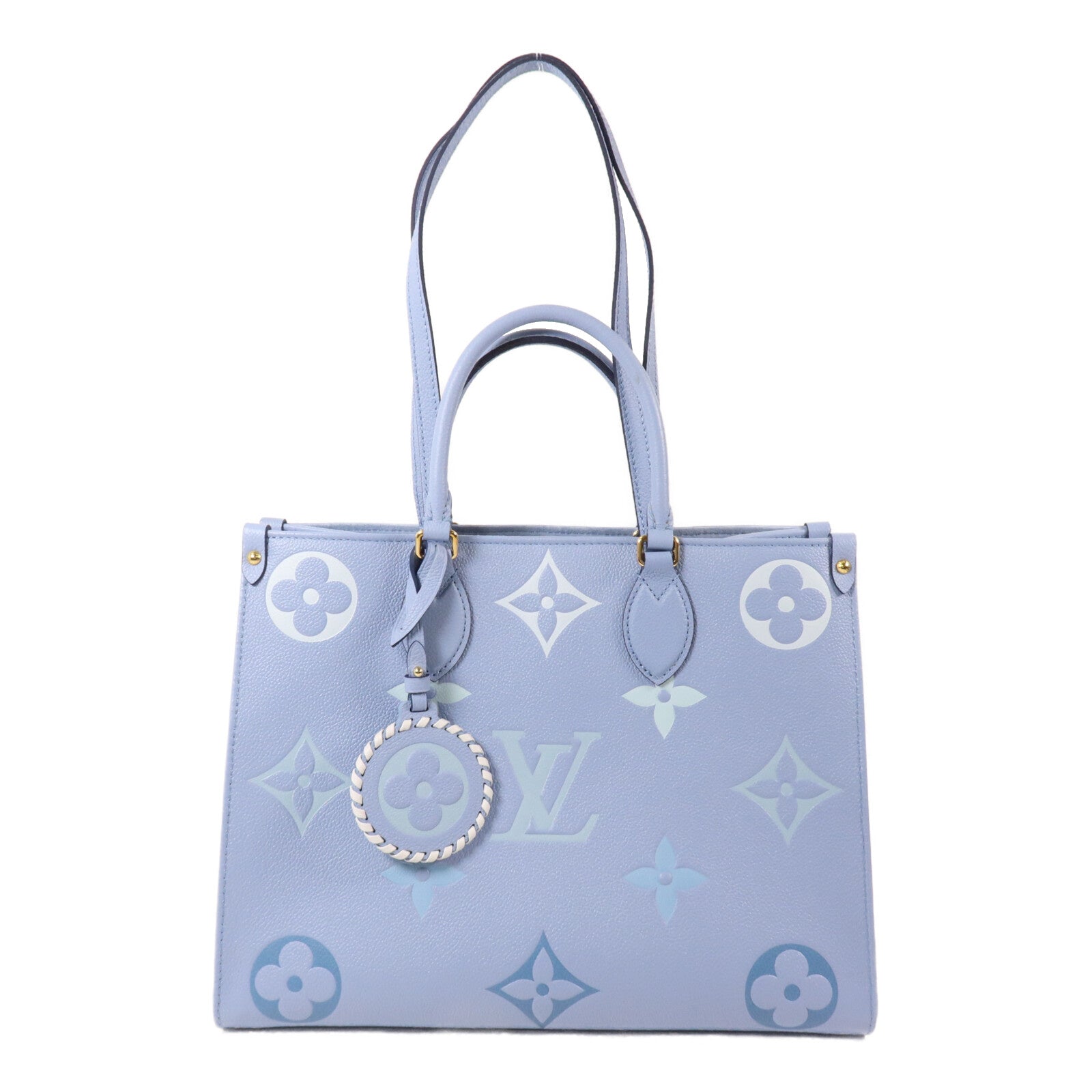LOUIS VUITTON Monogram Empreinte On The Go MM手挽肩背兩用袋