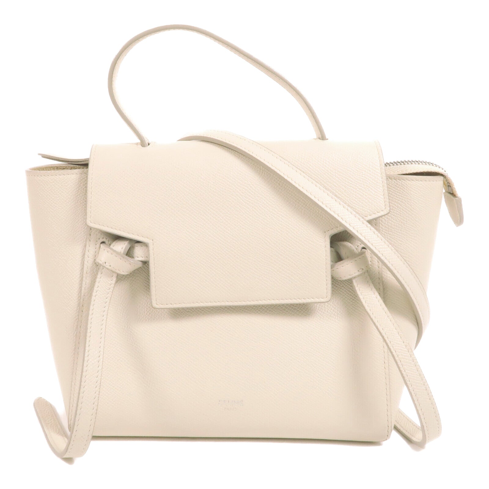 CELINE 牛皮皮革Nano Luggage手挽肩背兩用袋