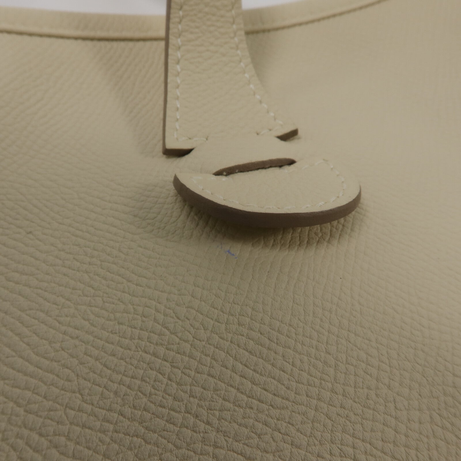 HERMES Epsom皮革Evelyne PM肩背袋Craie