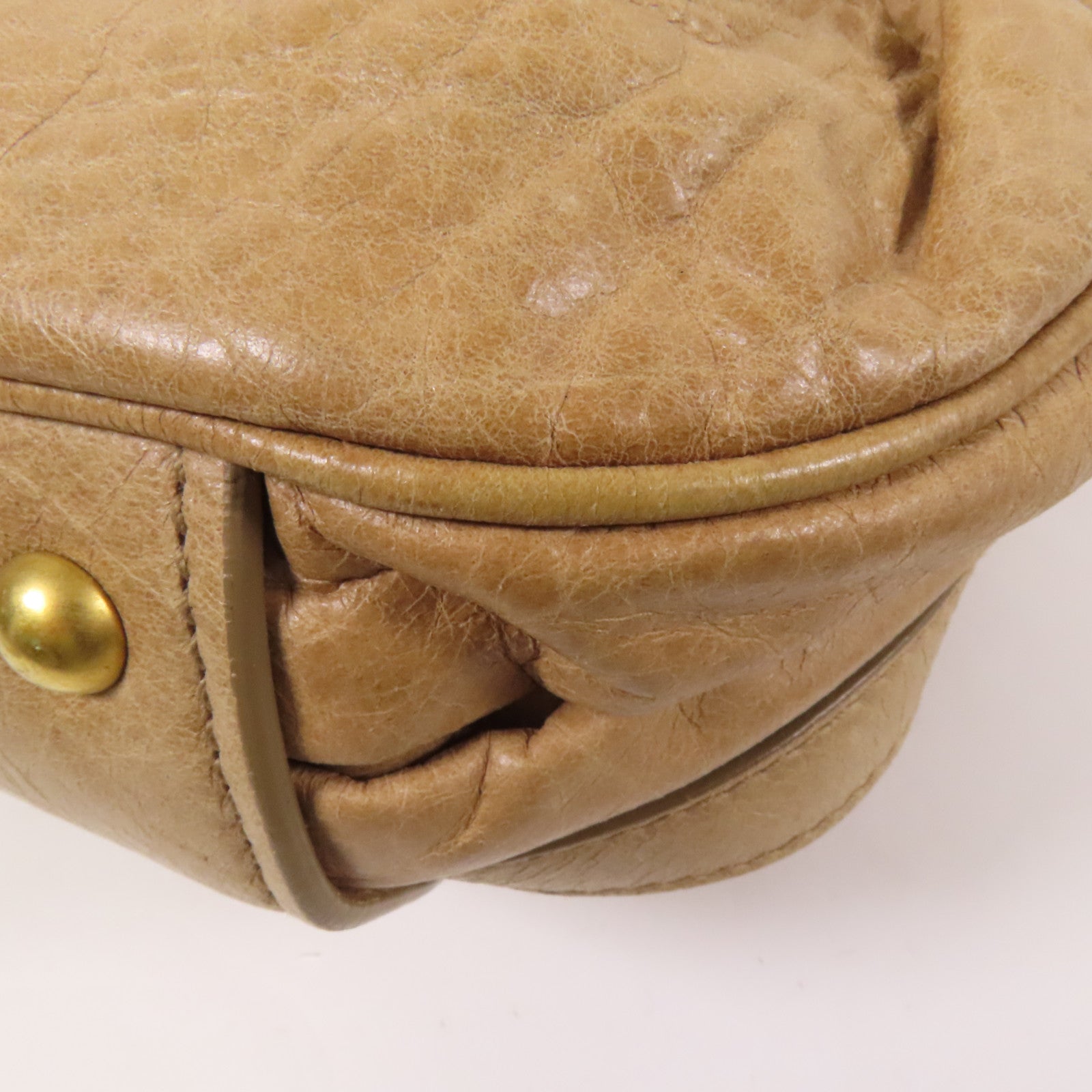 Miu Miu 牛皮皮革2way Shoulder Bag金扣手挽肩背兩用袋