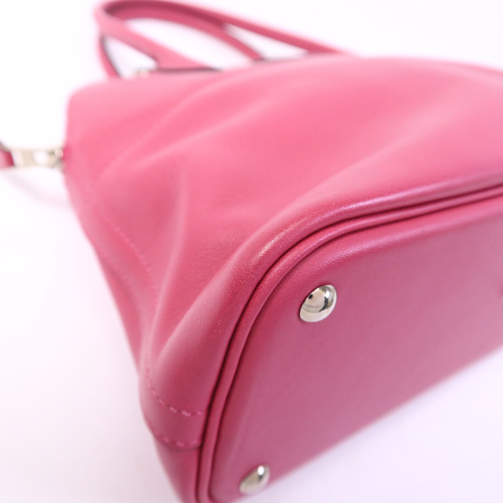 HERMES Swift皮革Bolide 27手挽袋Rose Pourpre