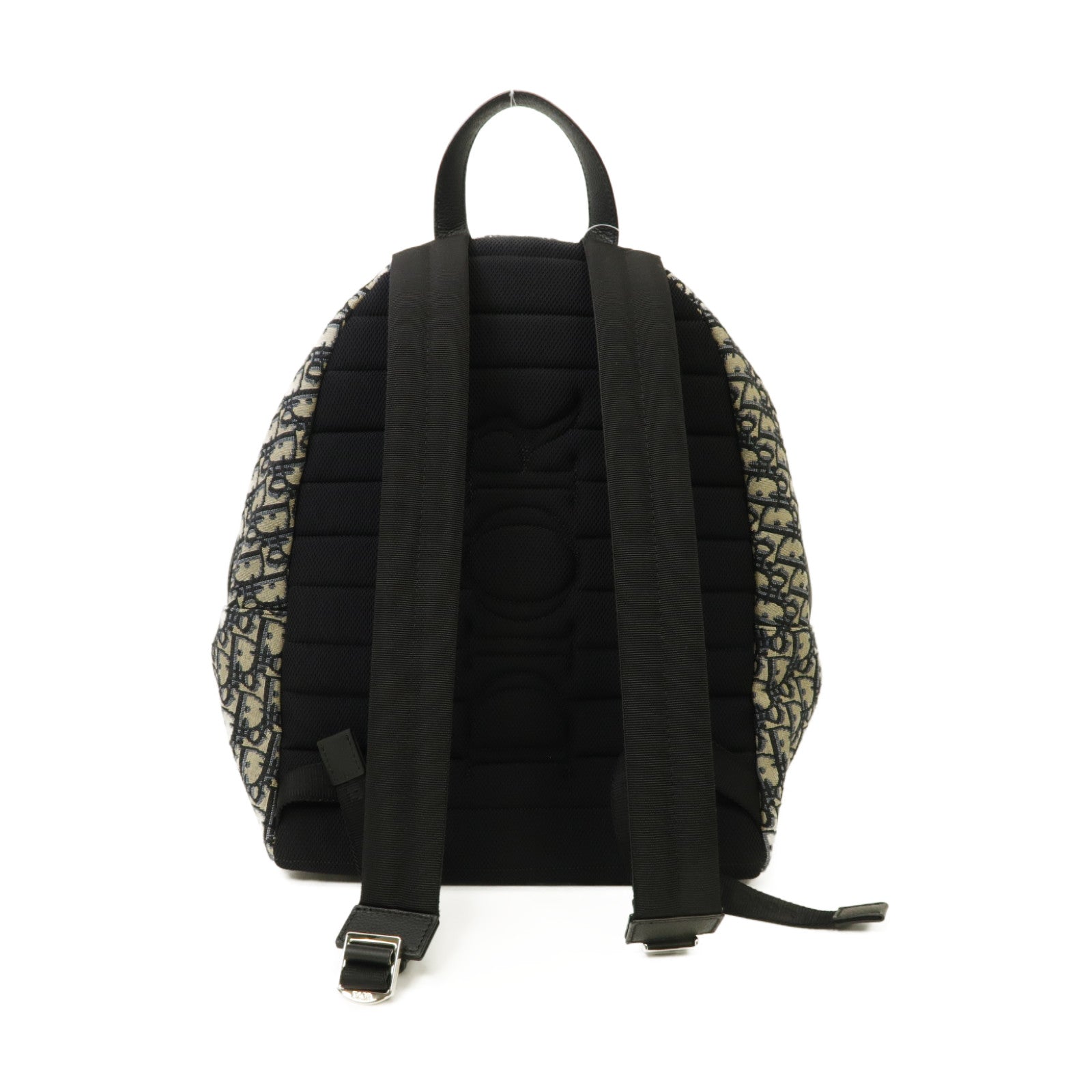Dior 帆布Rider Backpack銀扣背包藍色