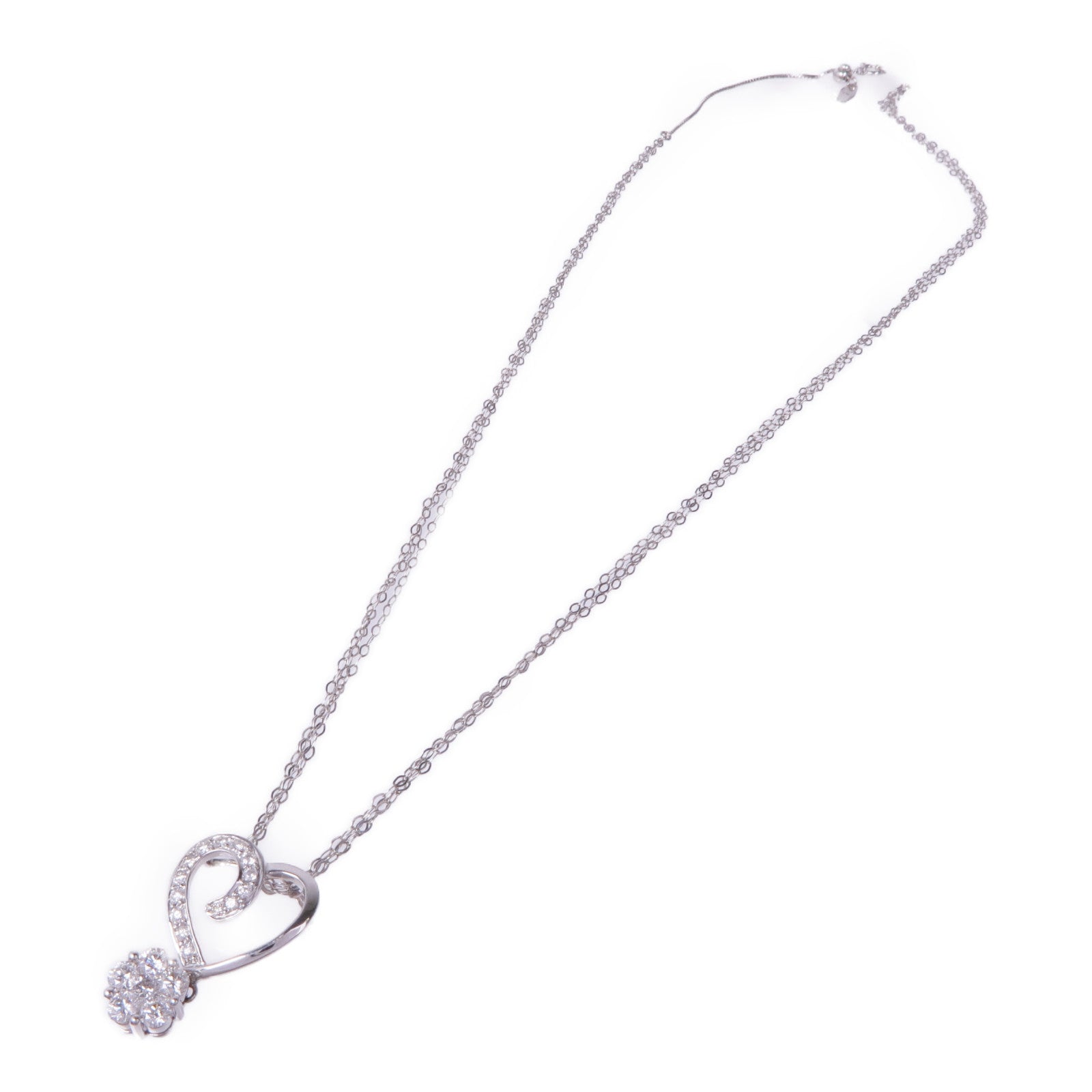 JEWELRY 18K白金Diamond Necklace鑽石項鍊