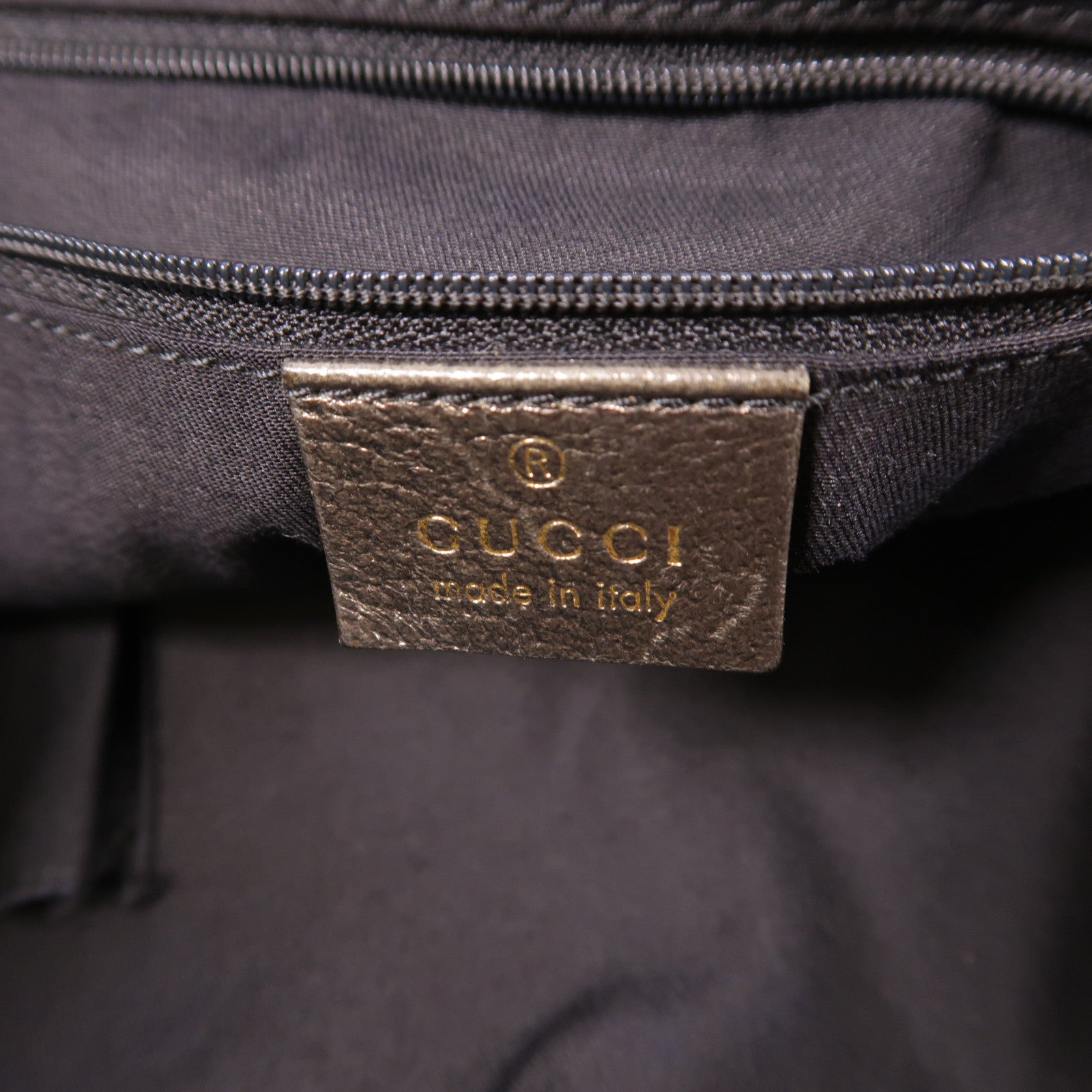 GUCCI GG GHW Abbey Shoulder Bag 130736 Canvas Brown